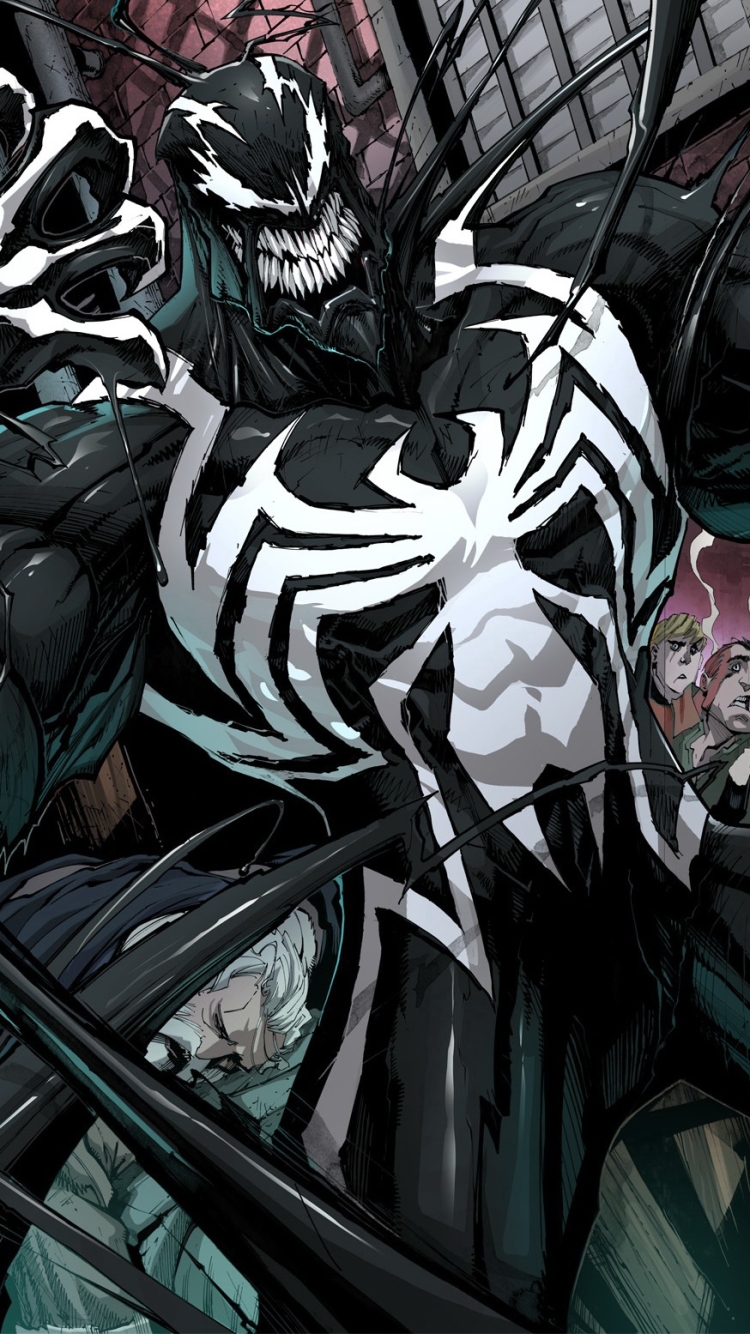 Handy-Wallpaper Comics, Venom kostenlos herunterladen.