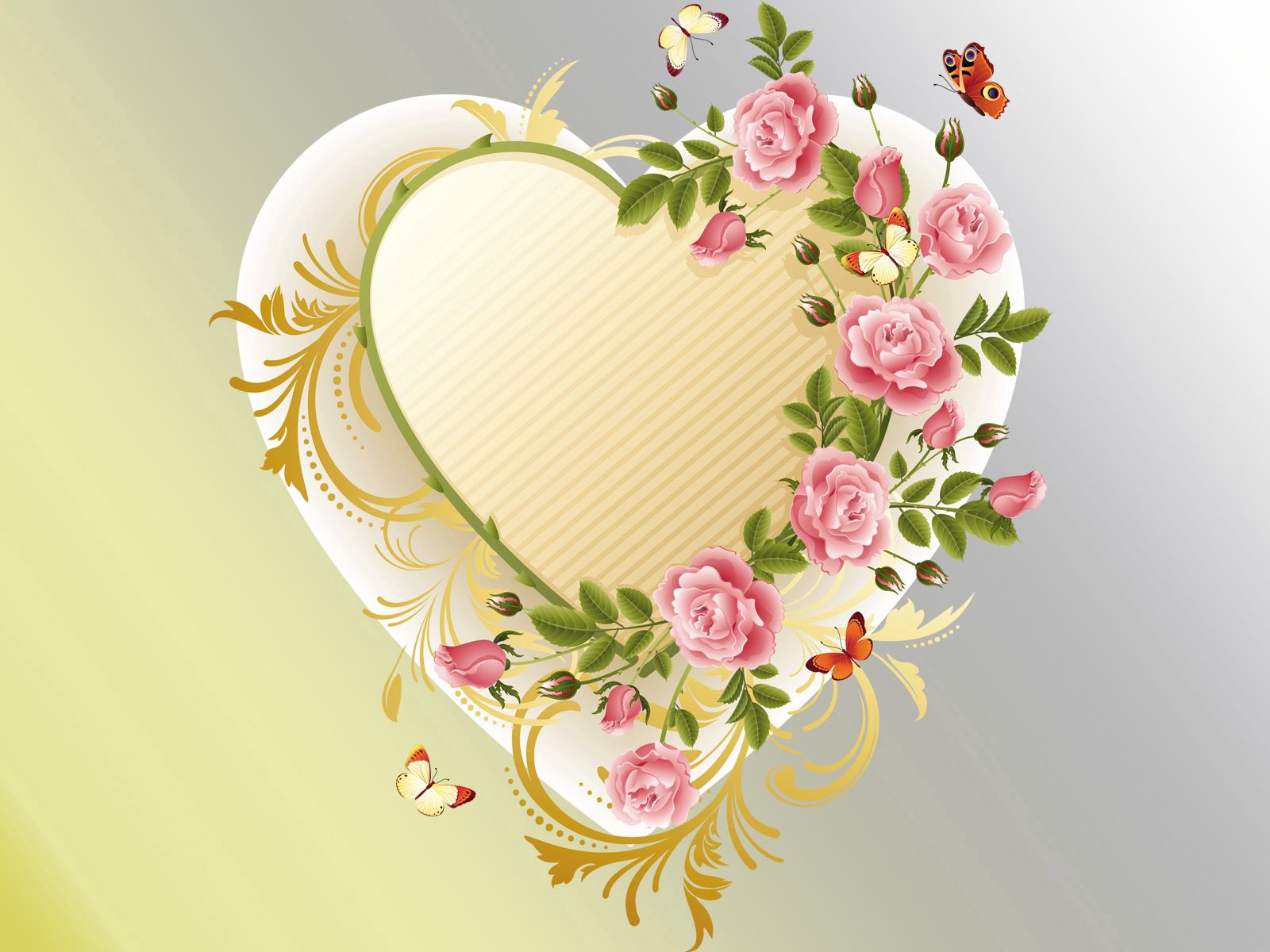 Téléchargez des papiers peints mobile Fleurs, Patterns, Un Cœur, Cœur, Contexte, Amour gratuitement.