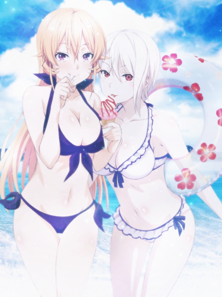 Handy-Wallpaper Animes, Alice Nakiri, Erina Nakiri, Essenskriege: Shokugeki No Soma kostenlos herunterladen.