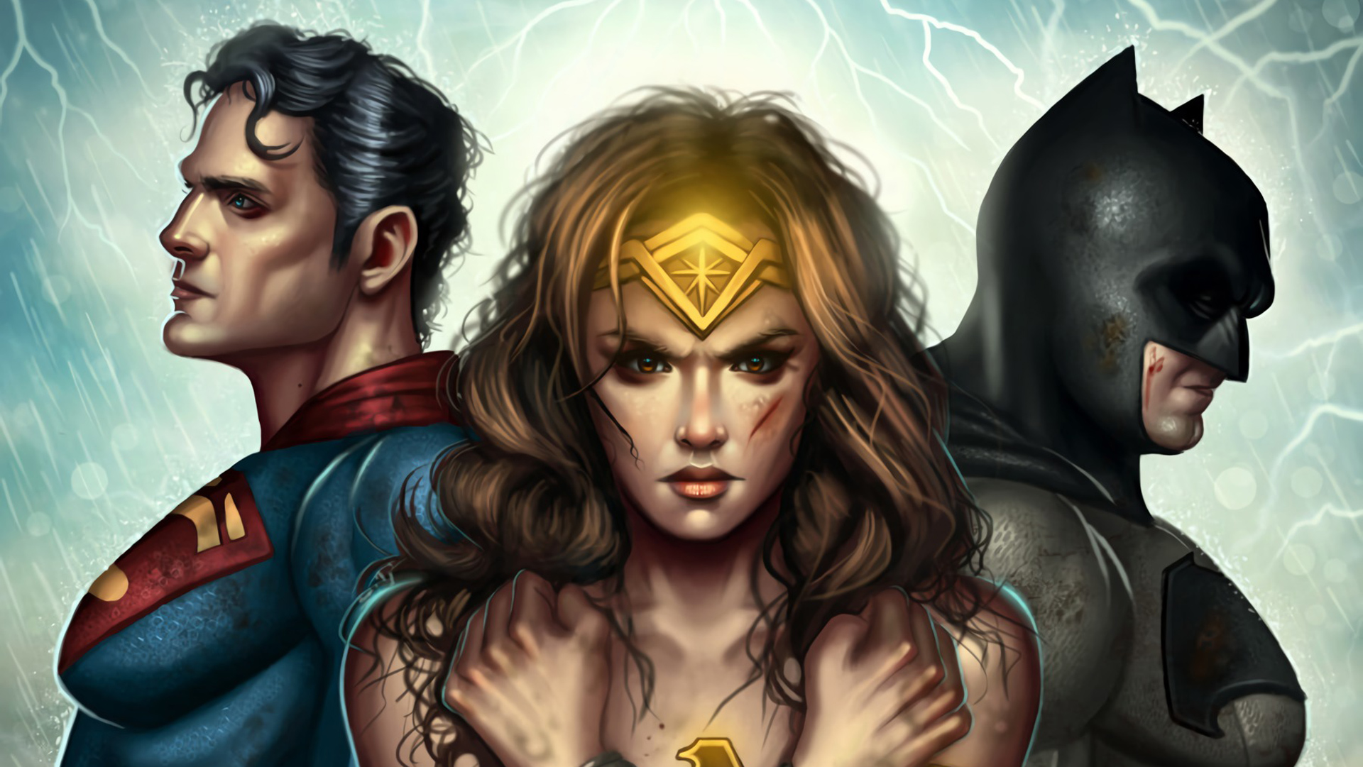 Descarga gratuita de fondo de pantalla para móvil de Superhombre, Historietas, Dc Comics, Hombre Murciélago, La Mujer Maravilla, Liga De La Justicia.