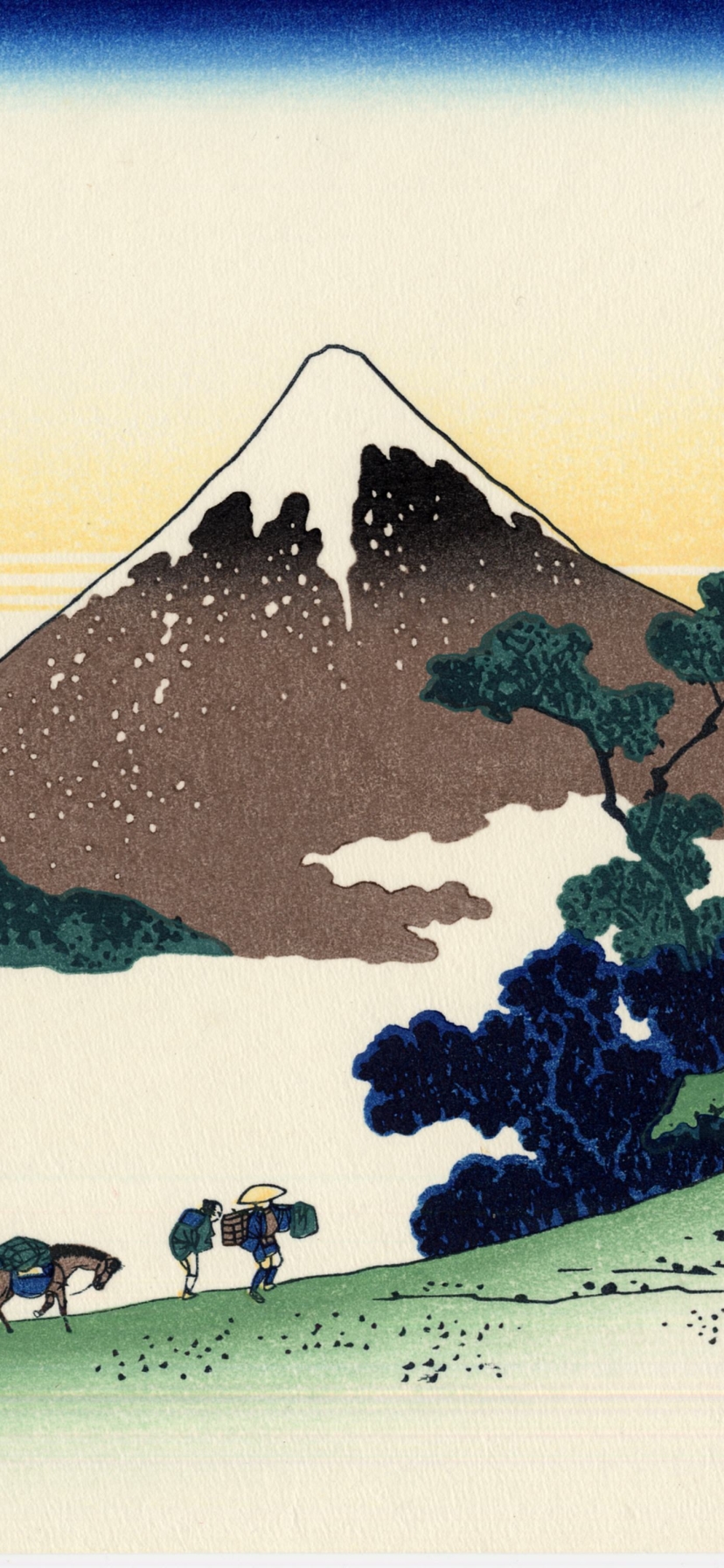 Handy-Wallpaper Berg, Japanisch, Berg Fuji, Fujisan, Künstlerisch kostenlos herunterladen.