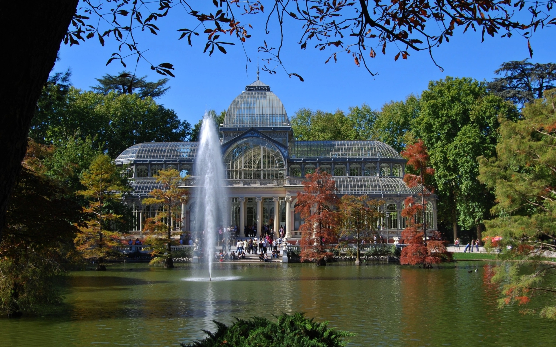 Handy-Wallpaper Menschengemacht, Palacio De Cristal kostenlos herunterladen.