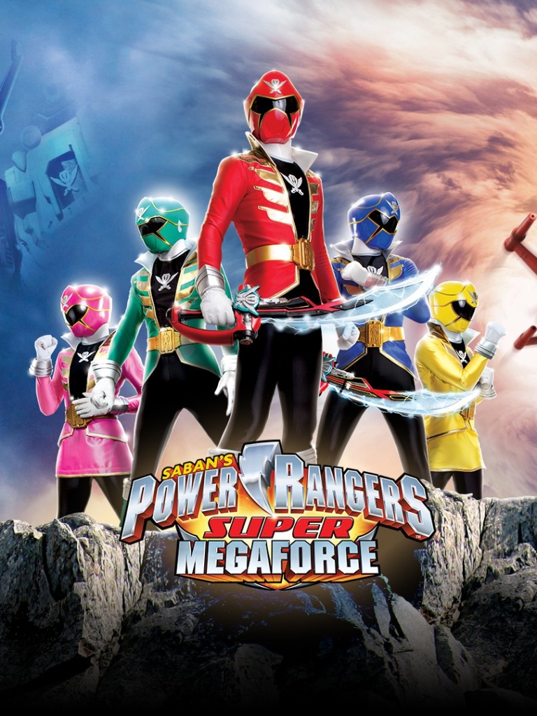 Handy-Wallpaper Fernsehserien, Power Rangers Super Megaforce kostenlos herunterladen.