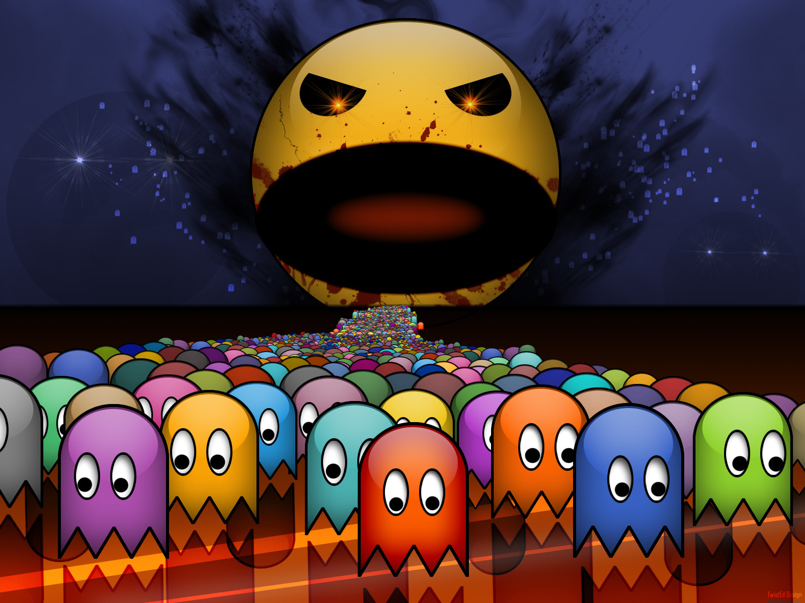 Téléchargez des papiers peints mobile Pac Man, Jeux Vidéo gratuitement.
