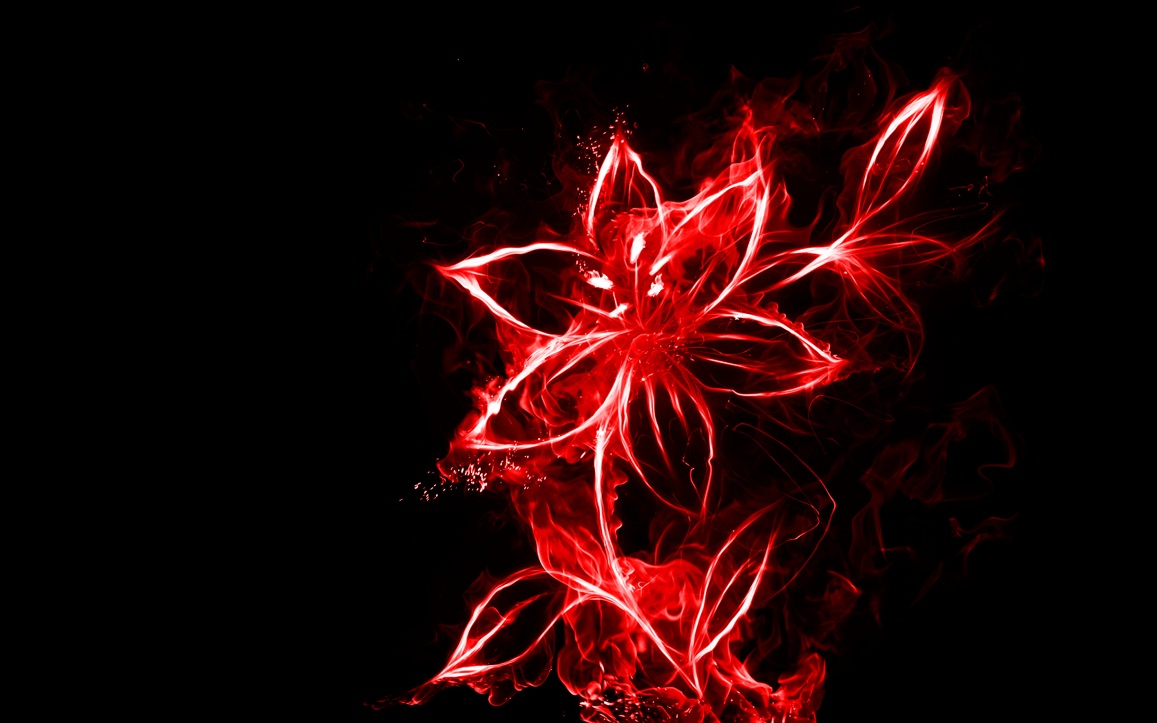 Free download wallpaper Flower, Artistic, Elemental on your PC desktop