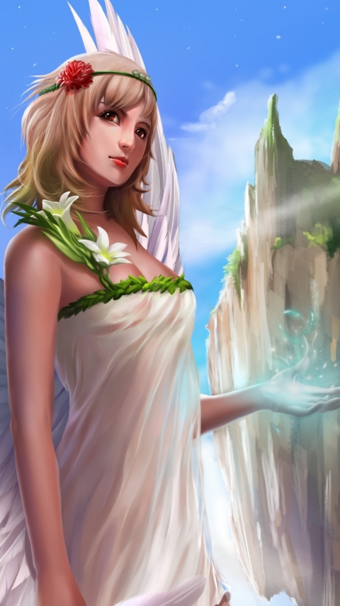 Download mobile wallpaper Fantasy, Angel for free.