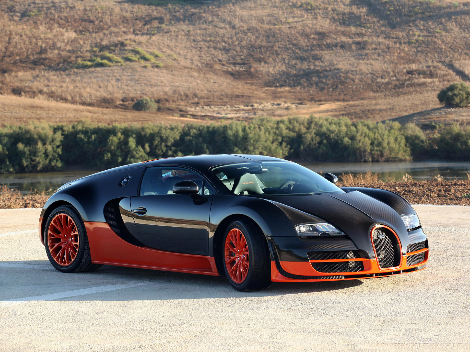 Скачать обои Bugatti Veyron 16 4 Supersport на телефон бесплатно