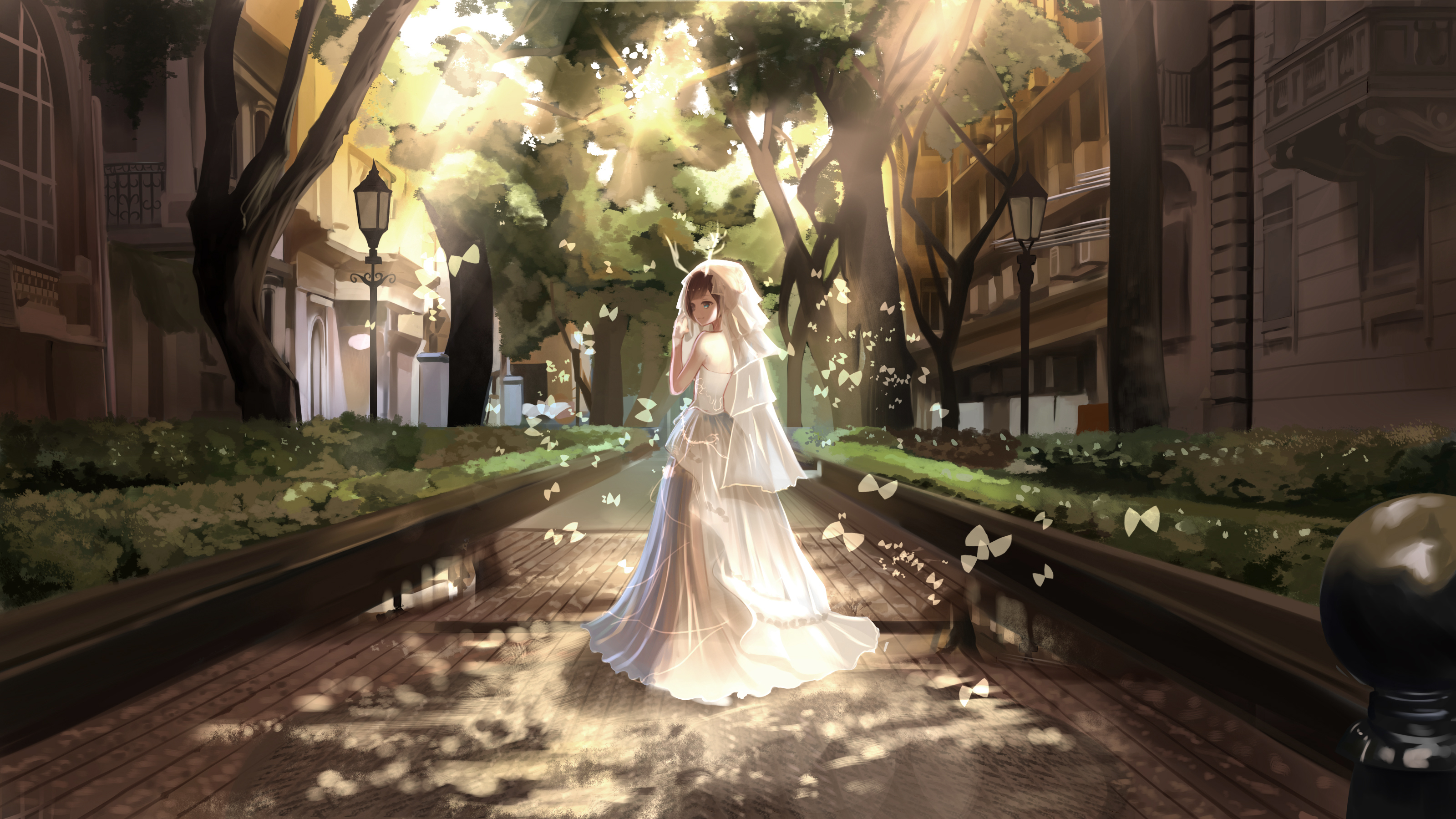 Baixe gratuitamente a imagem Anime, Noiva, Original, Vestido De Casamento na área de trabalho do seu PC