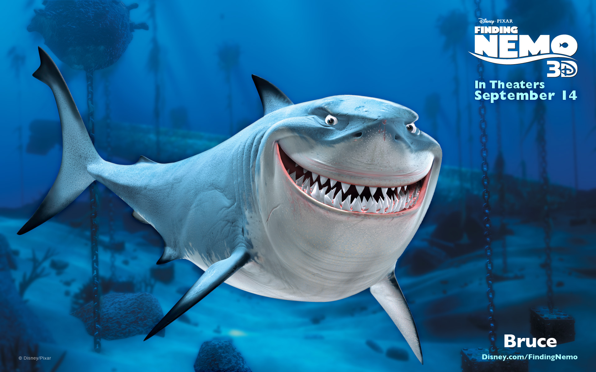 272919 baixar papel de parede tubarão, filme, procurando nemo, bruce (procurando nemo) - protetores de tela e imagens gratuitamente
