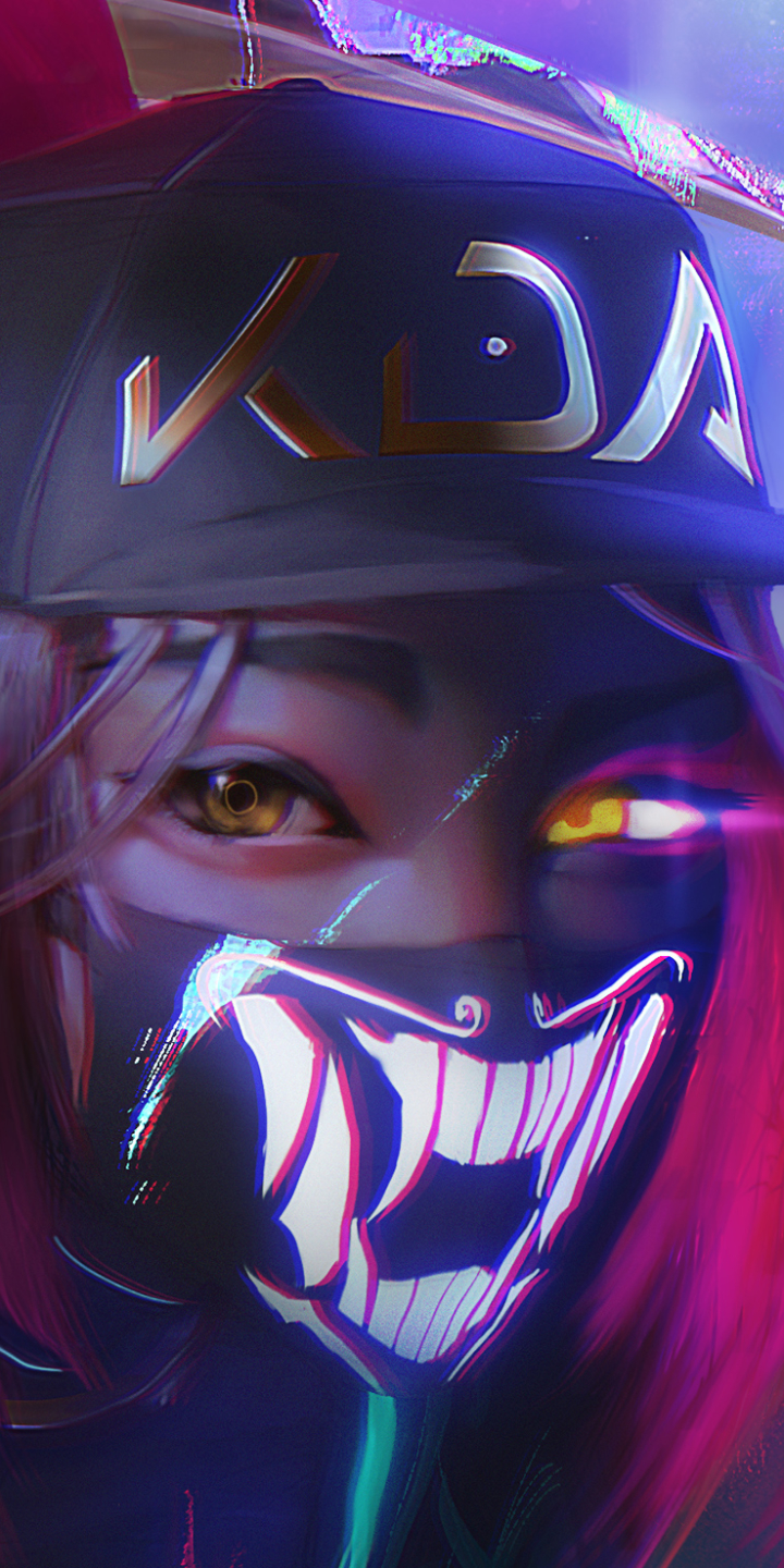 Download mobile wallpaper League Of Legends, Pink Hair, Video Game, Akali (League Of Legends) for free.
