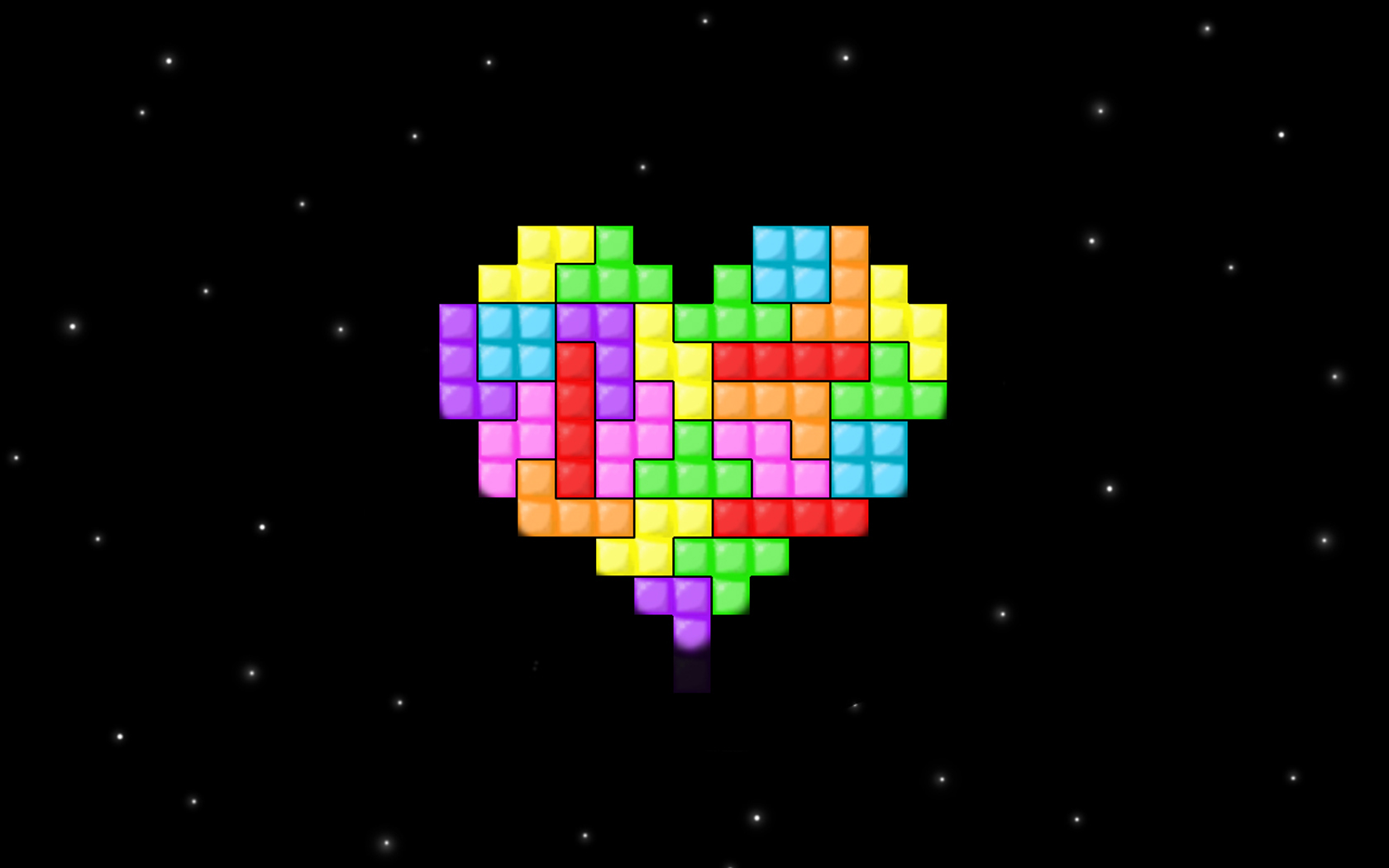 video game, tetris, heart