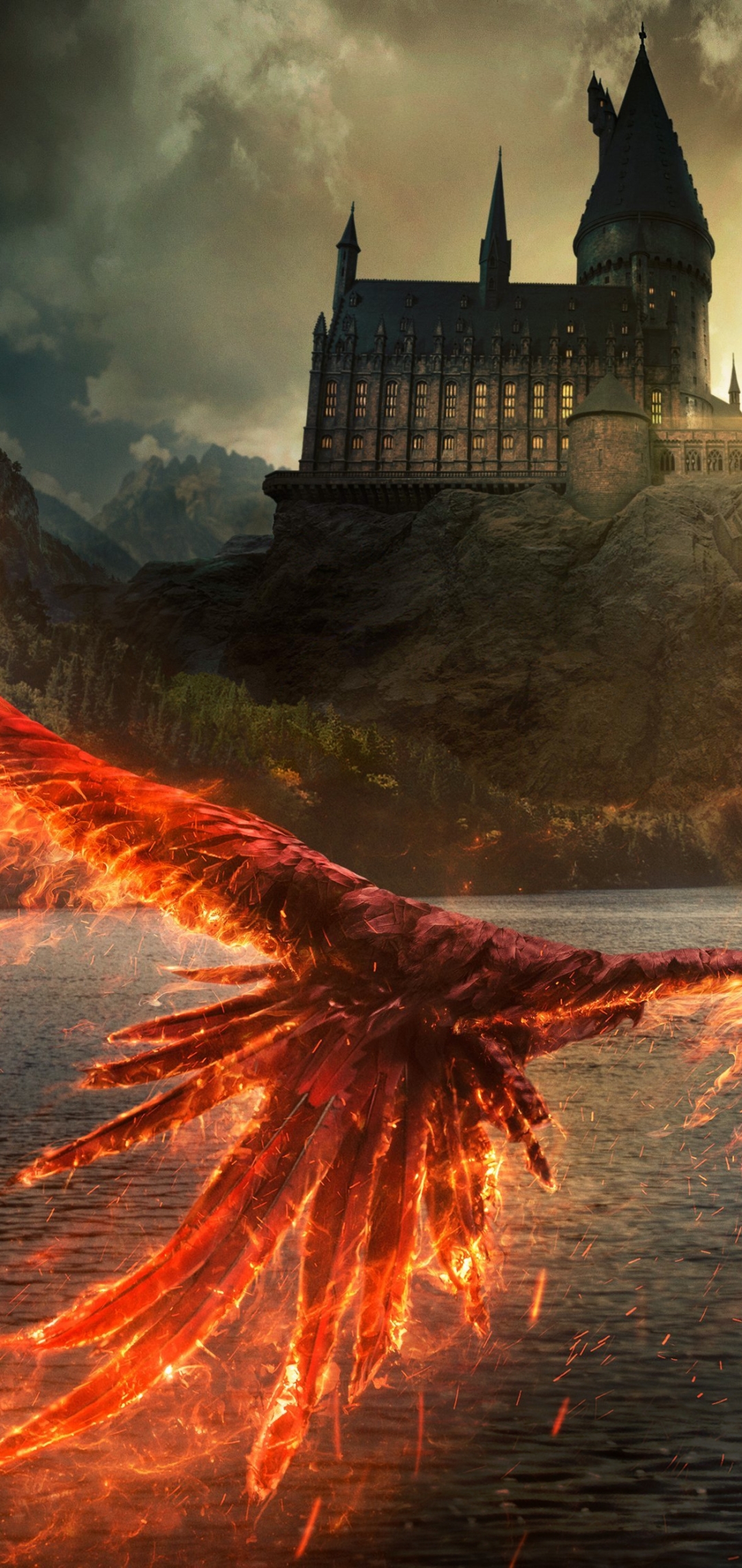 Download mobile wallpaper Phoenix, Movie, Fantastic Beasts: The Secrets Of Dumbledore, Fantastic Beasts for free.