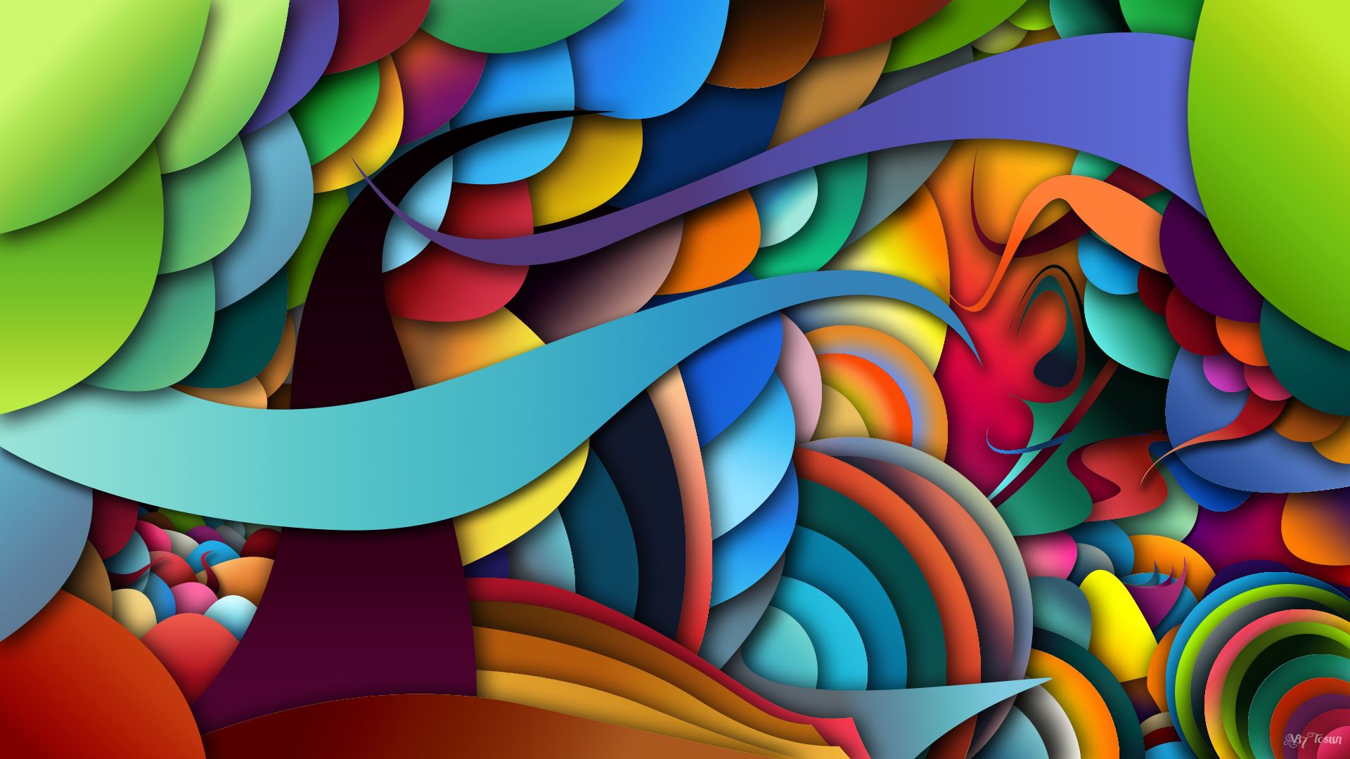 Free download wallpaper Abstract, Colors, Colorful, Shapes on your PC desktop