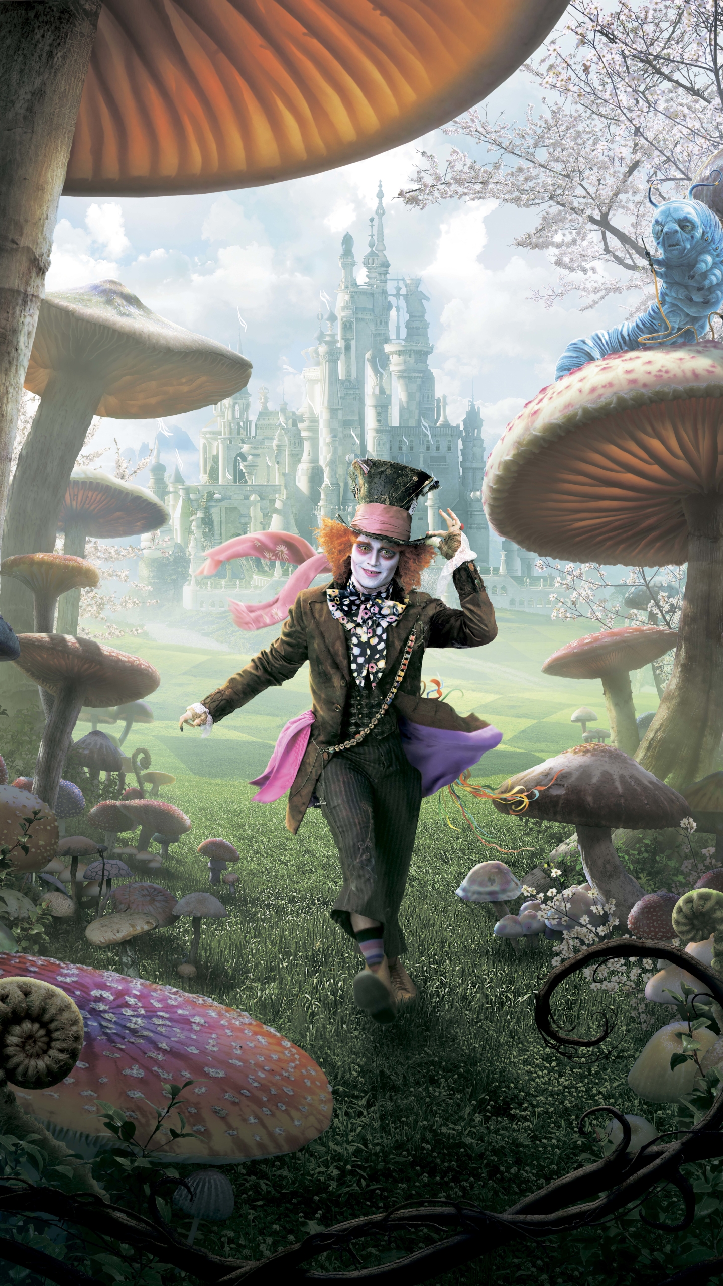 Download mobile wallpaper Alice In Wonderland, Johnny Depp, Movie, Alice In Wonderland (2010), Mad Hatter for free.