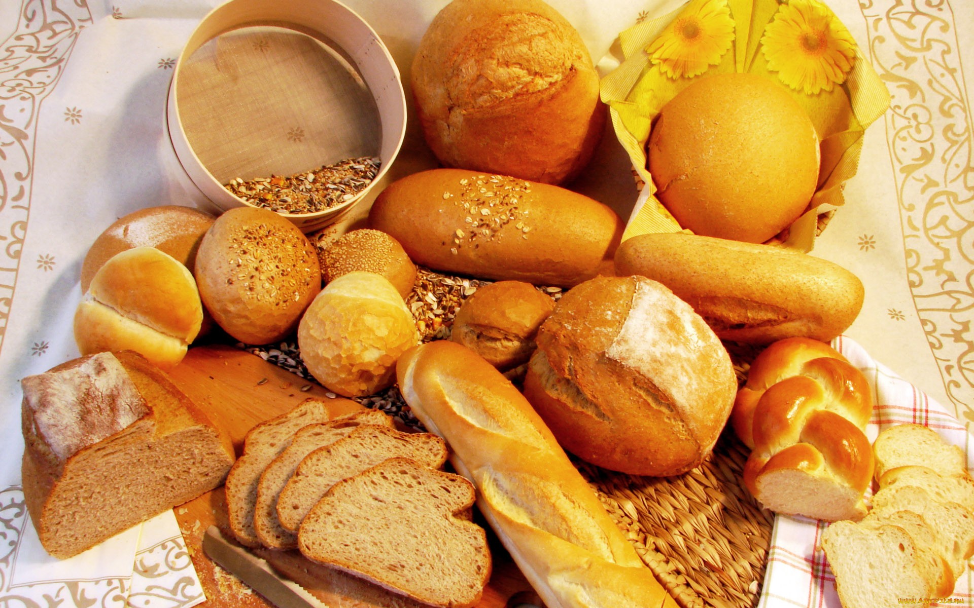 Завантажити шпалери безкоштовно Хліб, Харчування картинка на робочий стіл ПК