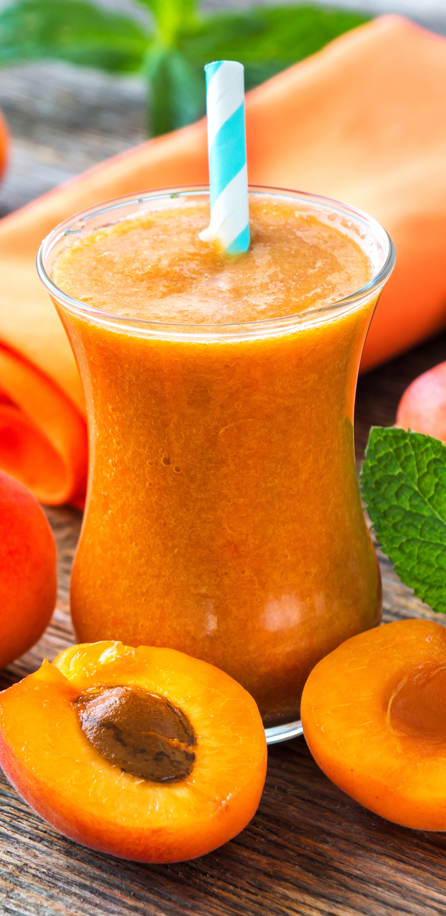 Download mobile wallpaper Food, Still Life, Fruit, Drink, Smoothie, Apricot for free.