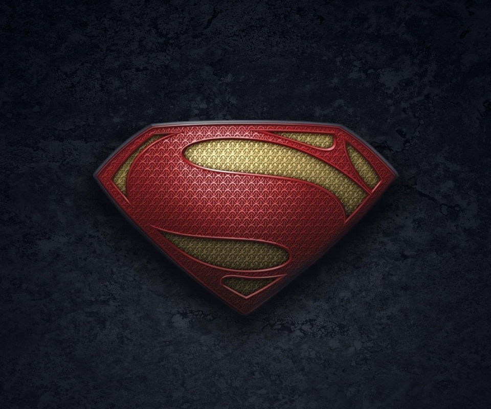 Скачати мобільні шпалери Супермен, Людина Зі Сталі, Фільм, Логотип Супермена безкоштовно.