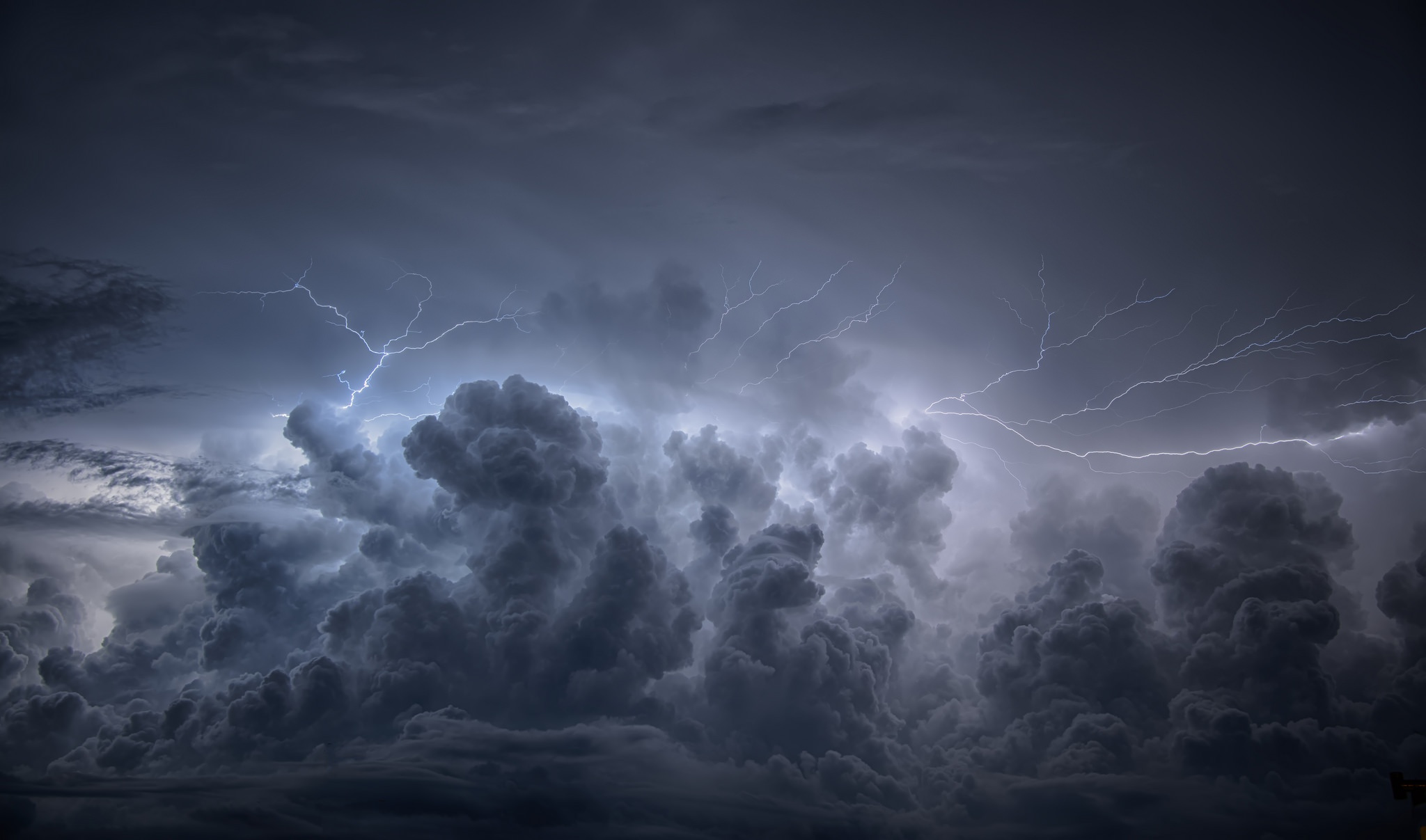 Download mobile wallpaper Lightning, Earth, Storm, Cloud for free.