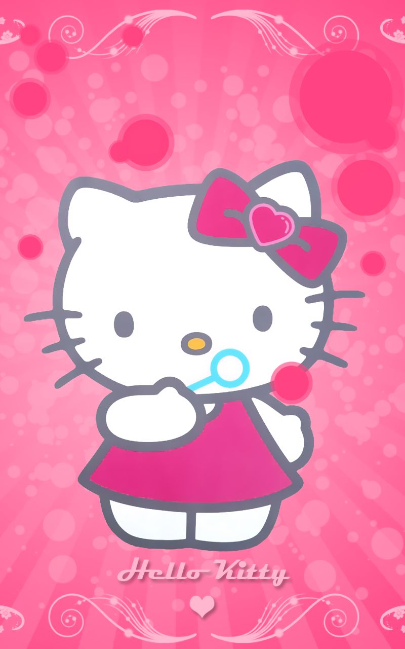 Descarga gratuita de fondo de pantalla para móvil de Hello Kitty, Animado.
