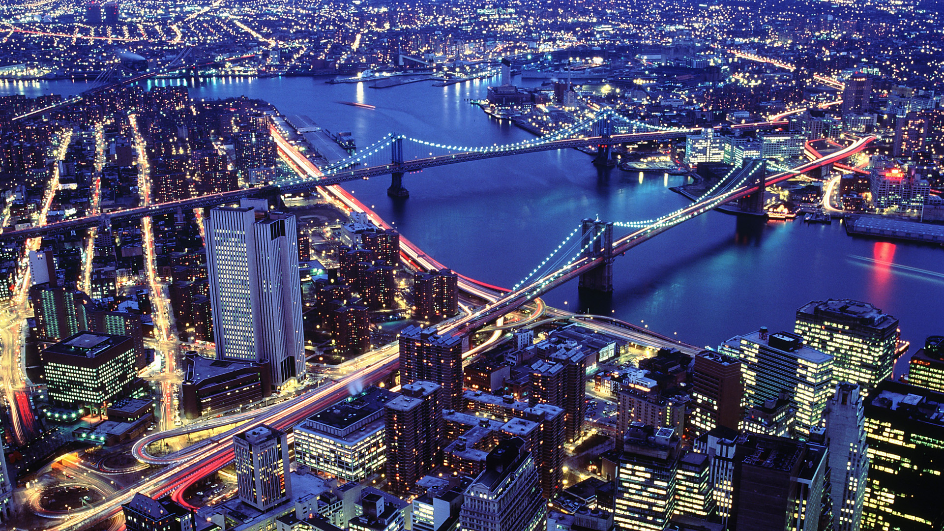 new york, manhattan, man made, brooklyn bridge, manhattan bridge, cities