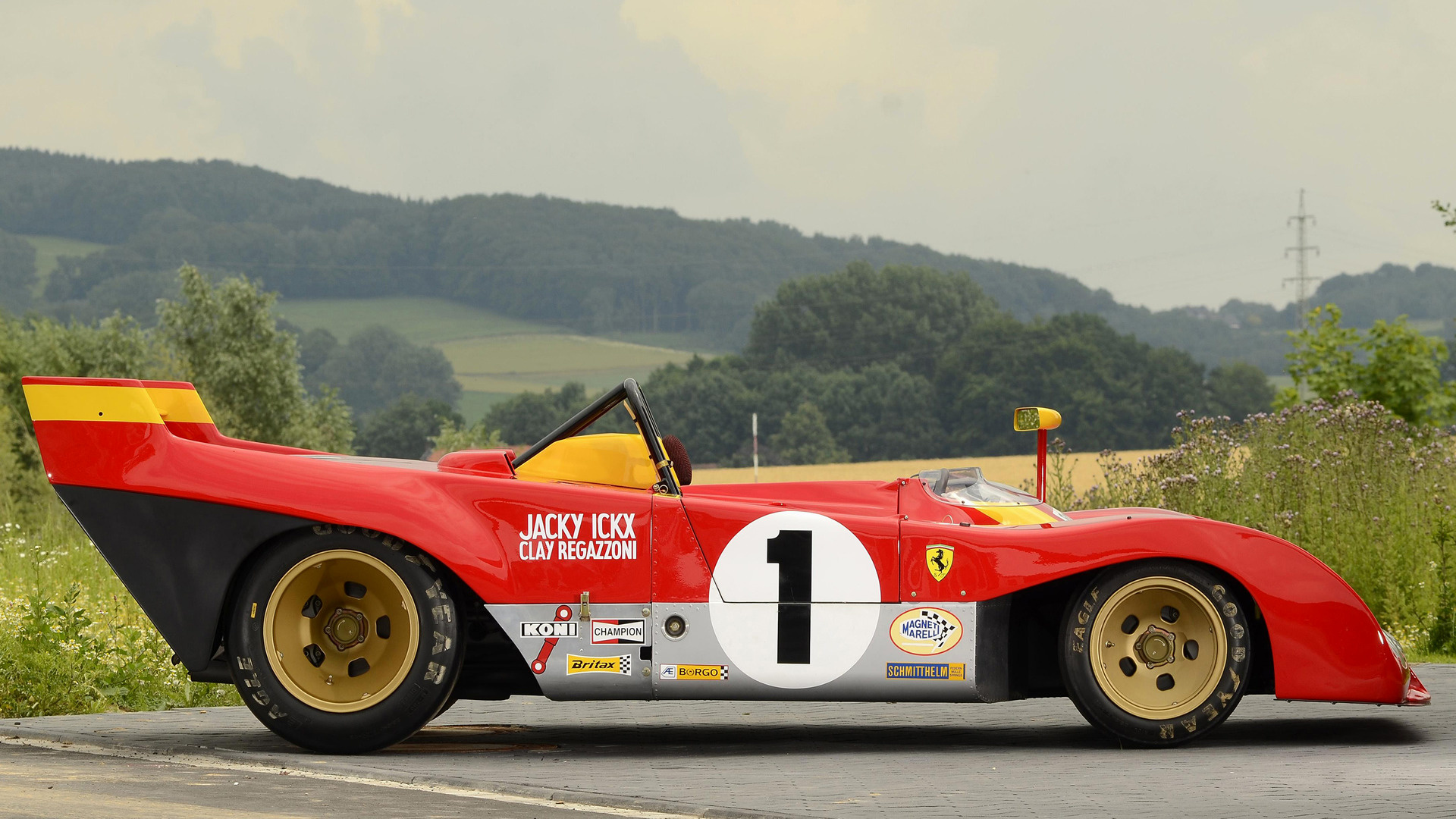 Laden Sie Ferrari 312P HD-Desktop-Hintergründe herunter