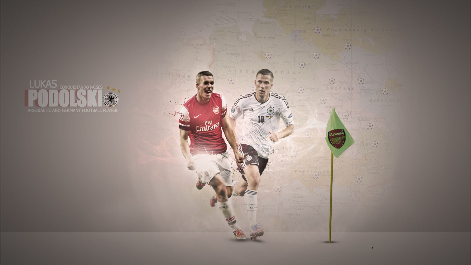 Die besten Lukas Podolski-Hintergründe für den Telefonbildschirm