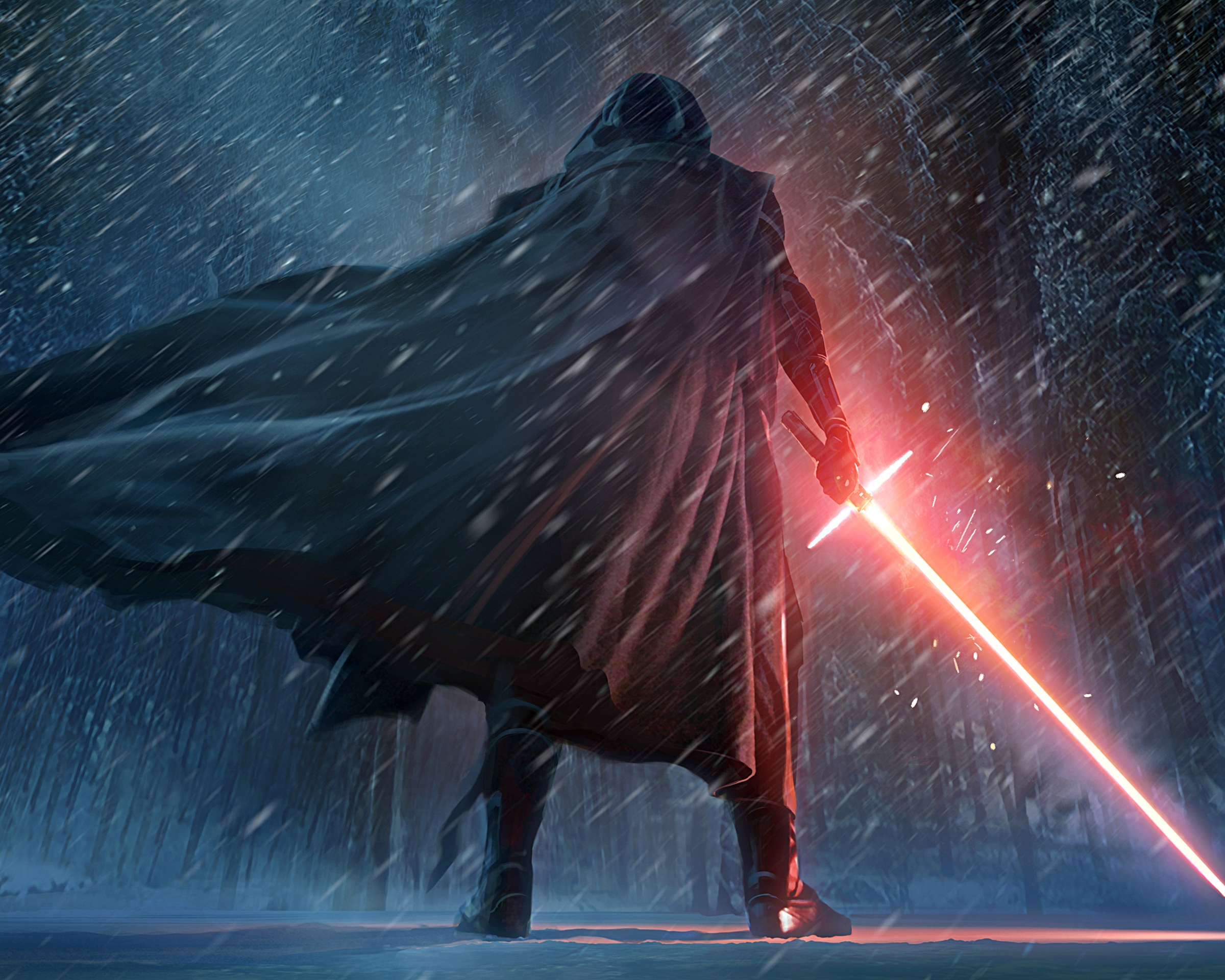 Free download wallpaper Star Wars, Lightsaber, Movie, Star Wars Episode Vii: The Force Awakens, Kylo Ren on your PC desktop