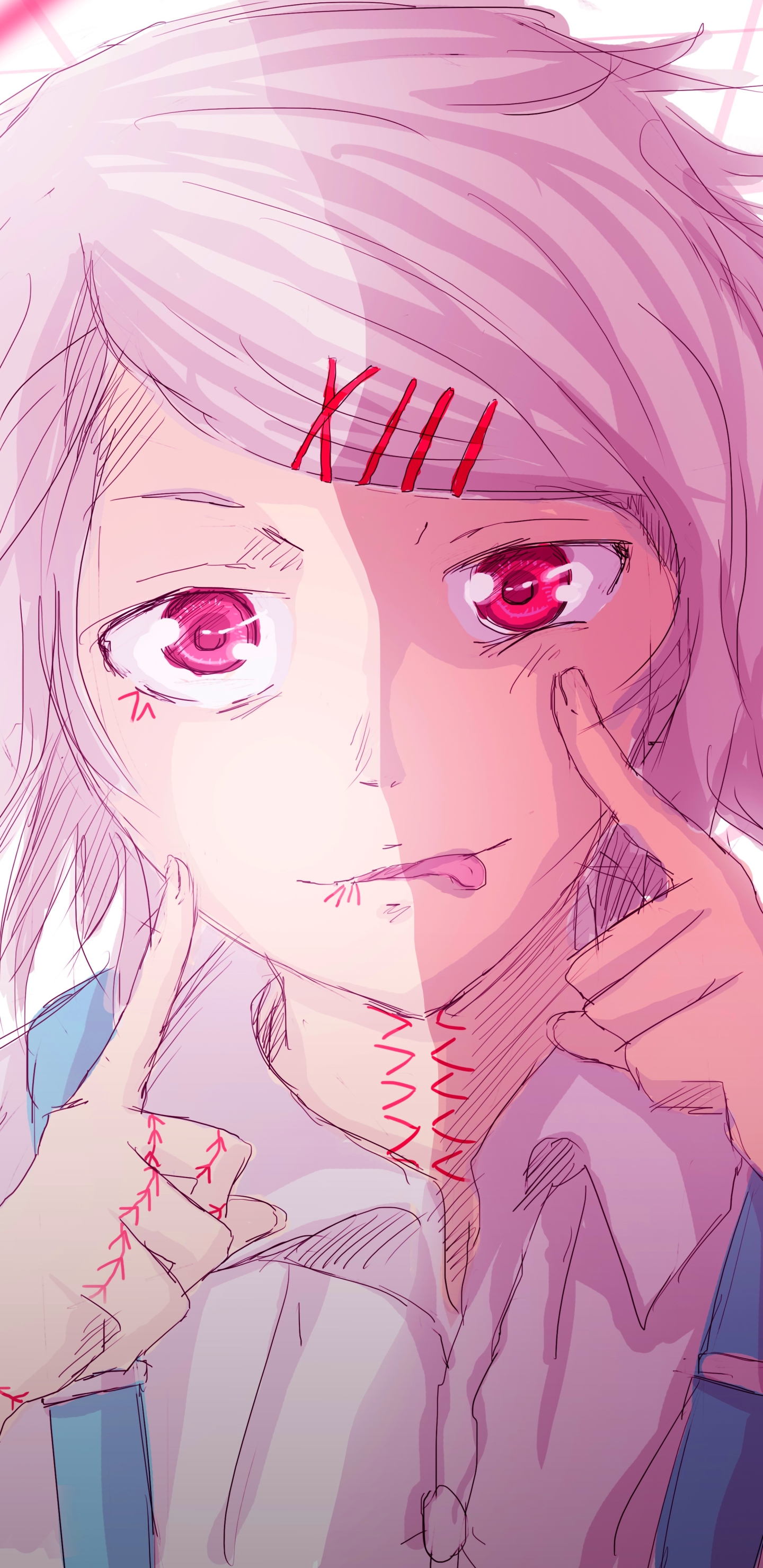 Descarga gratuita de fondo de pantalla para móvil de Animado, Ojos Rojos, Pelo Blanco, Tokyo Ghoul, Juuzou Suzuya.