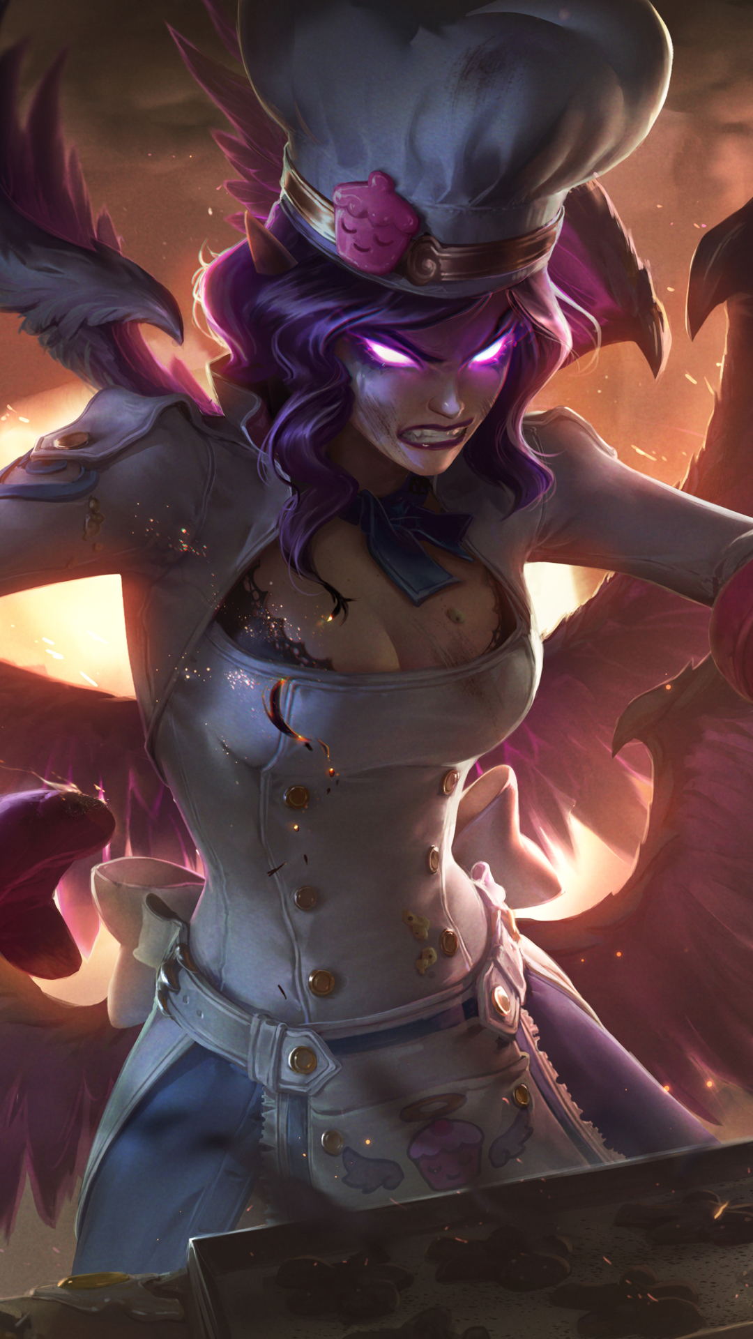 Download mobile wallpaper League Of Legends, Video Game, Morgana (League Of Legends) for free.