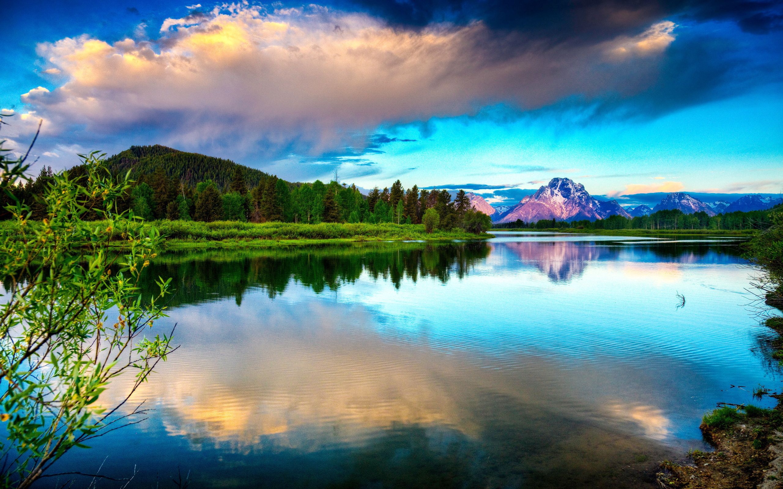 119475画像をダウンロード自然, スカイ, 山脈, 雲, 湖, 水面, 明るく, コントラスト, 対照-壁紙とスクリーンセーバーを無料で