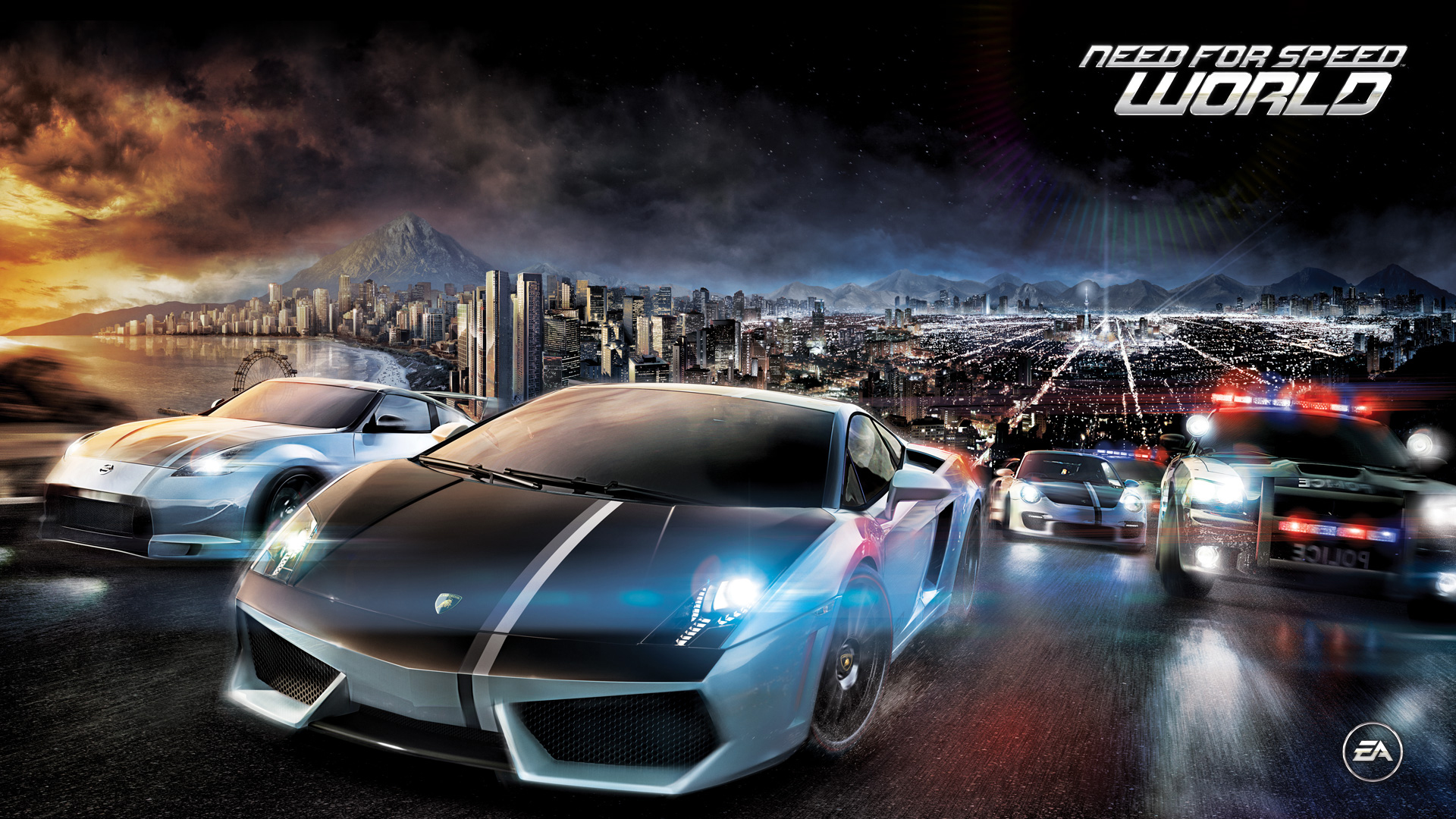 Laden Sie Need For Speed: World HD-Desktop-Hintergründe herunter