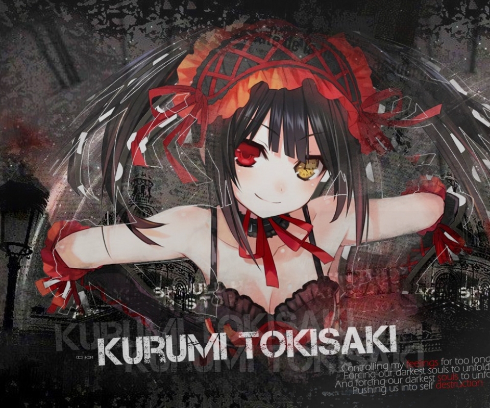 Handy-Wallpaper Animes, Datum A Live, Kurumi Tokisaki kostenlos herunterladen.