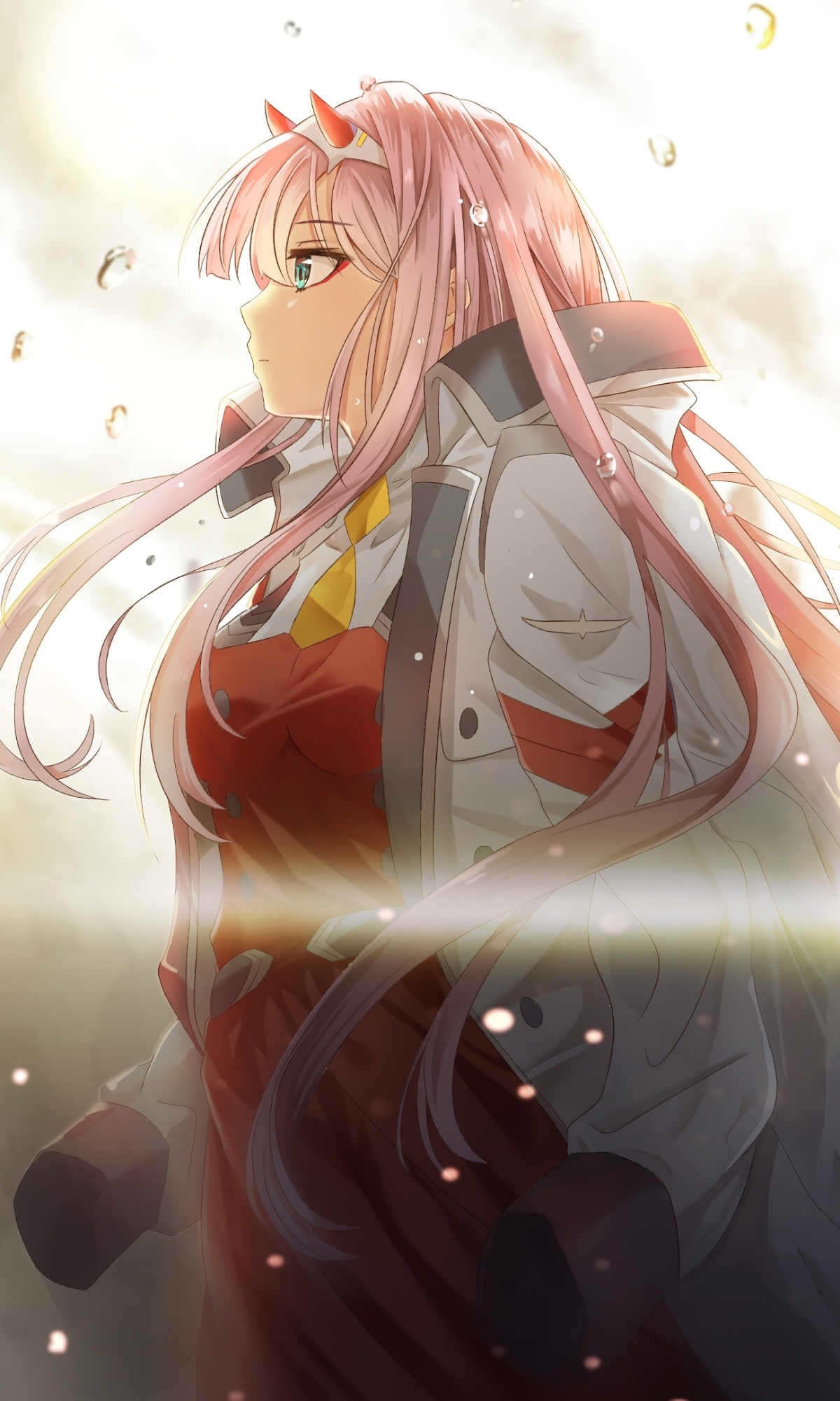 Descarga gratuita de fondo de pantalla para móvil de Animado, Cabello Rosado, Darling In The Franxx.