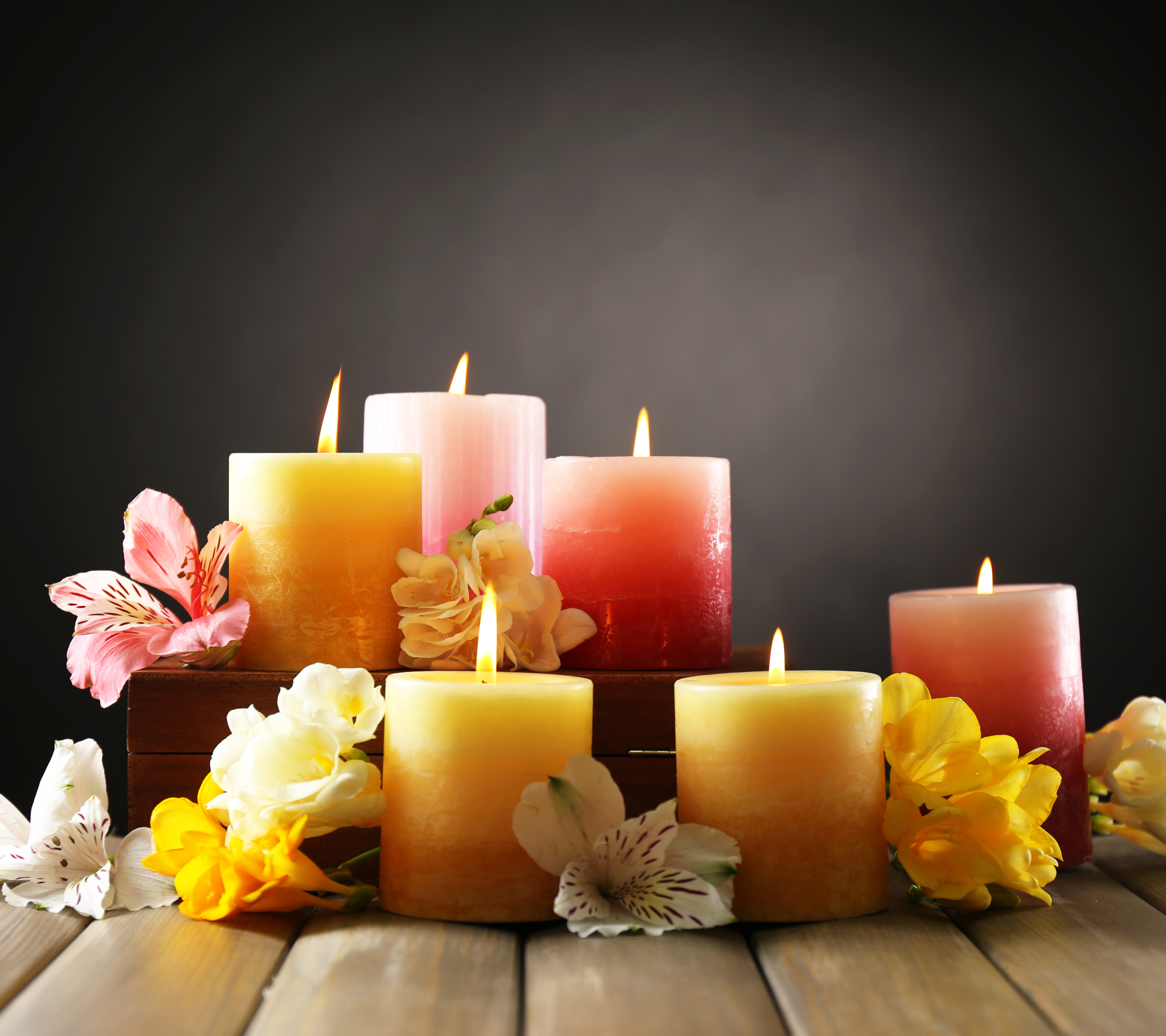 Laden Sie das Blume, Flamme, Farben, Kerze, Fotografie-Bild kostenlos auf Ihren PC-Desktop herunter