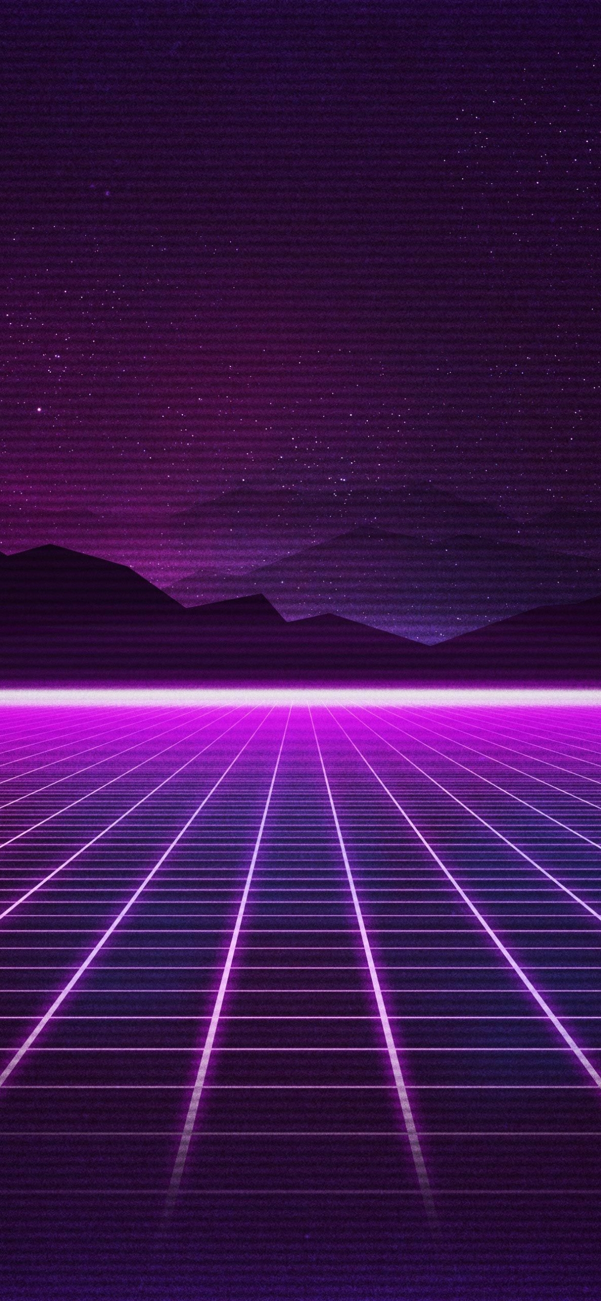 Download mobile wallpaper Grid, Purple, Artistic, Synthwave, Retro Wave for free.