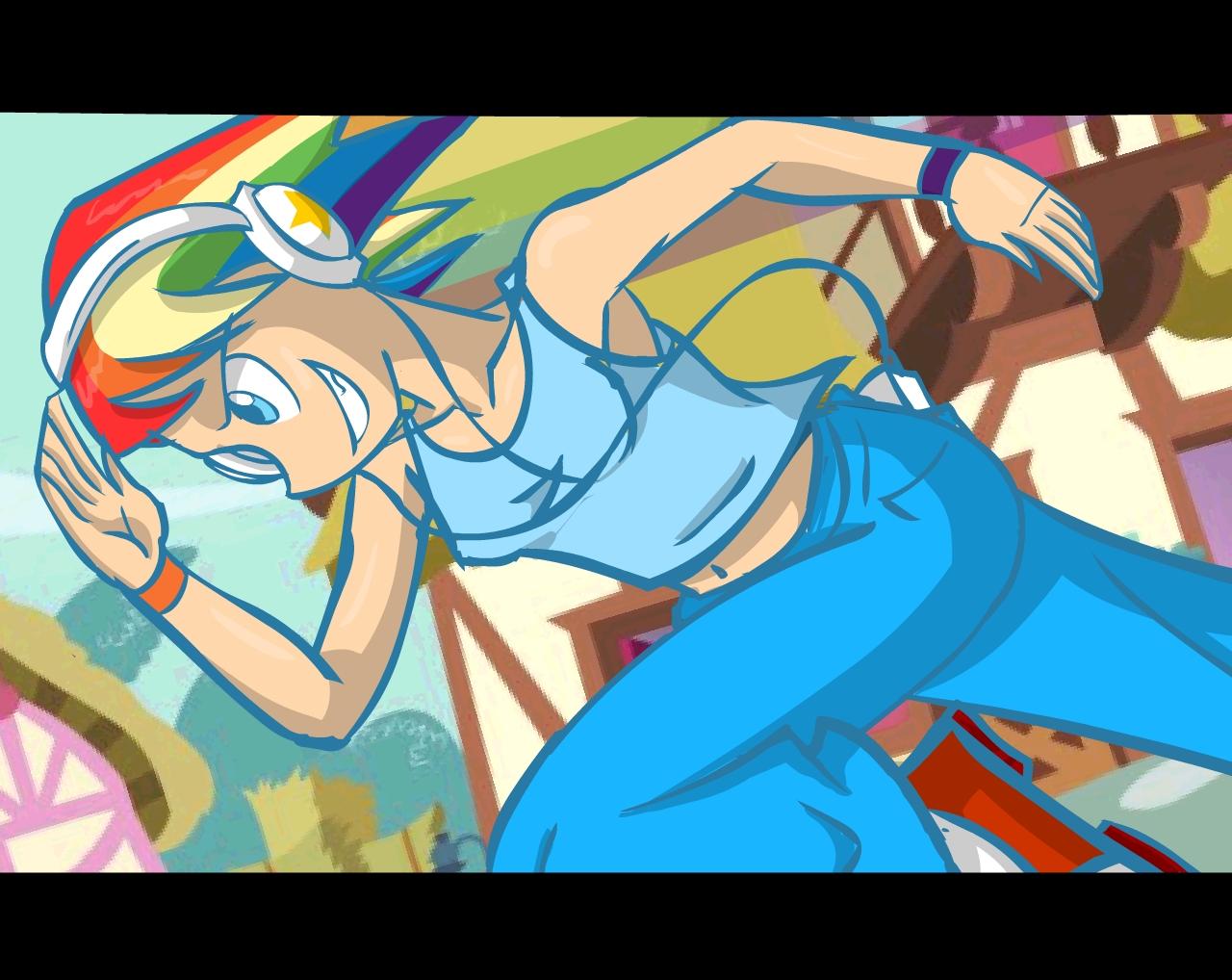 Laden Sie das Fernsehserien, My Little Pony Freundschaft Ist Magie, Rainbow Dash-Bild kostenlos auf Ihren PC-Desktop herunter