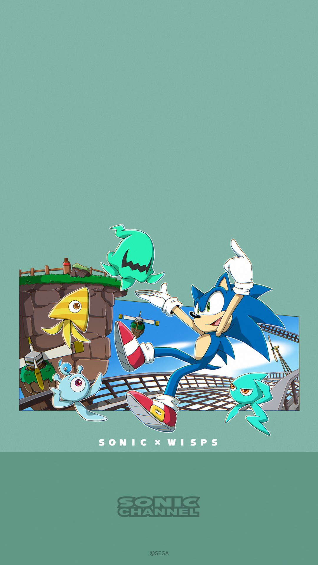 Скачать обои Sonic Colors: Восстание Огоньков на телефон бесплатно