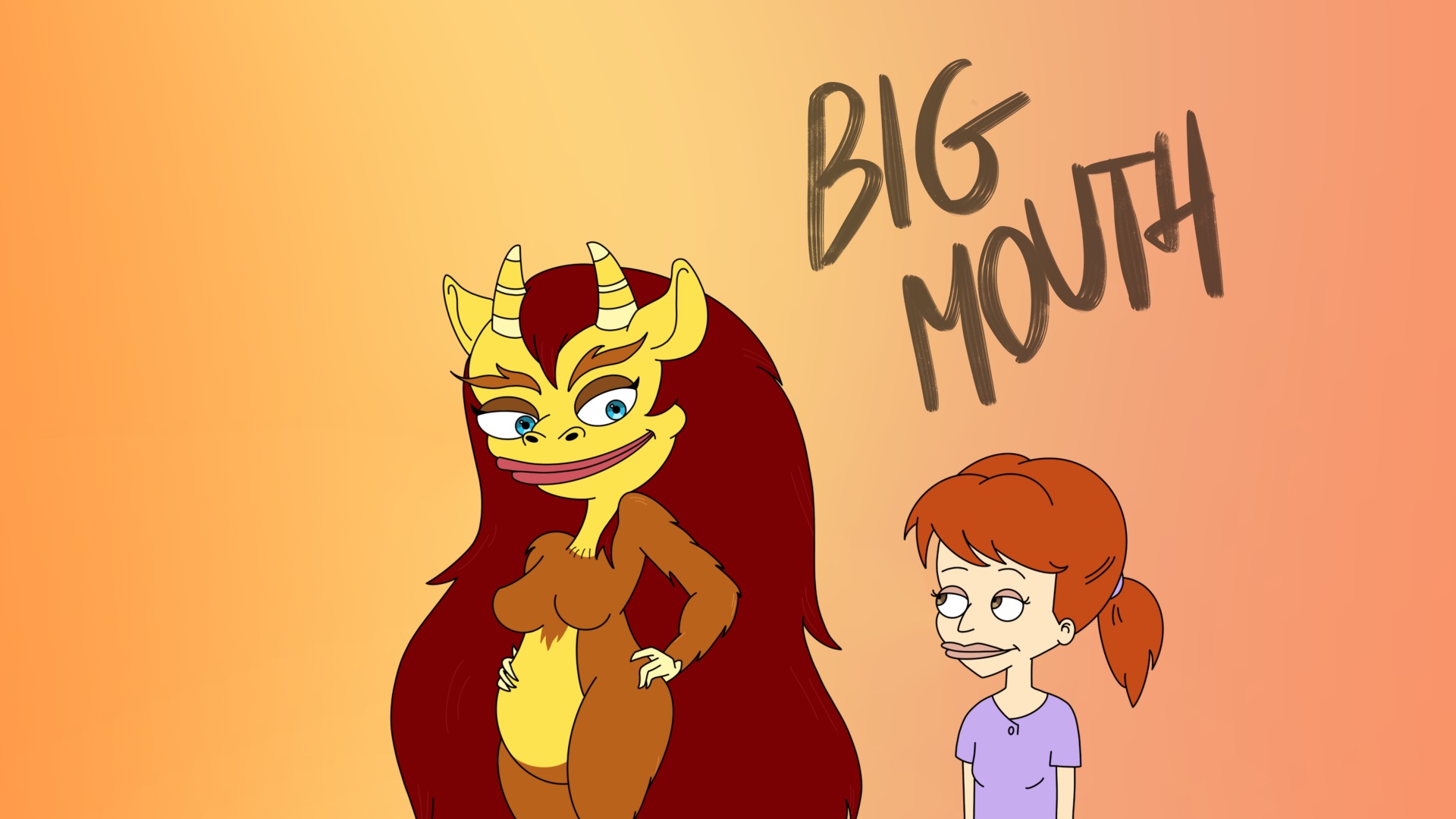 Download mobile wallpaper Tv Show, Jessi Glaser, Big Mouth, Connie (Big Mouth), Hormone Monstress for free.