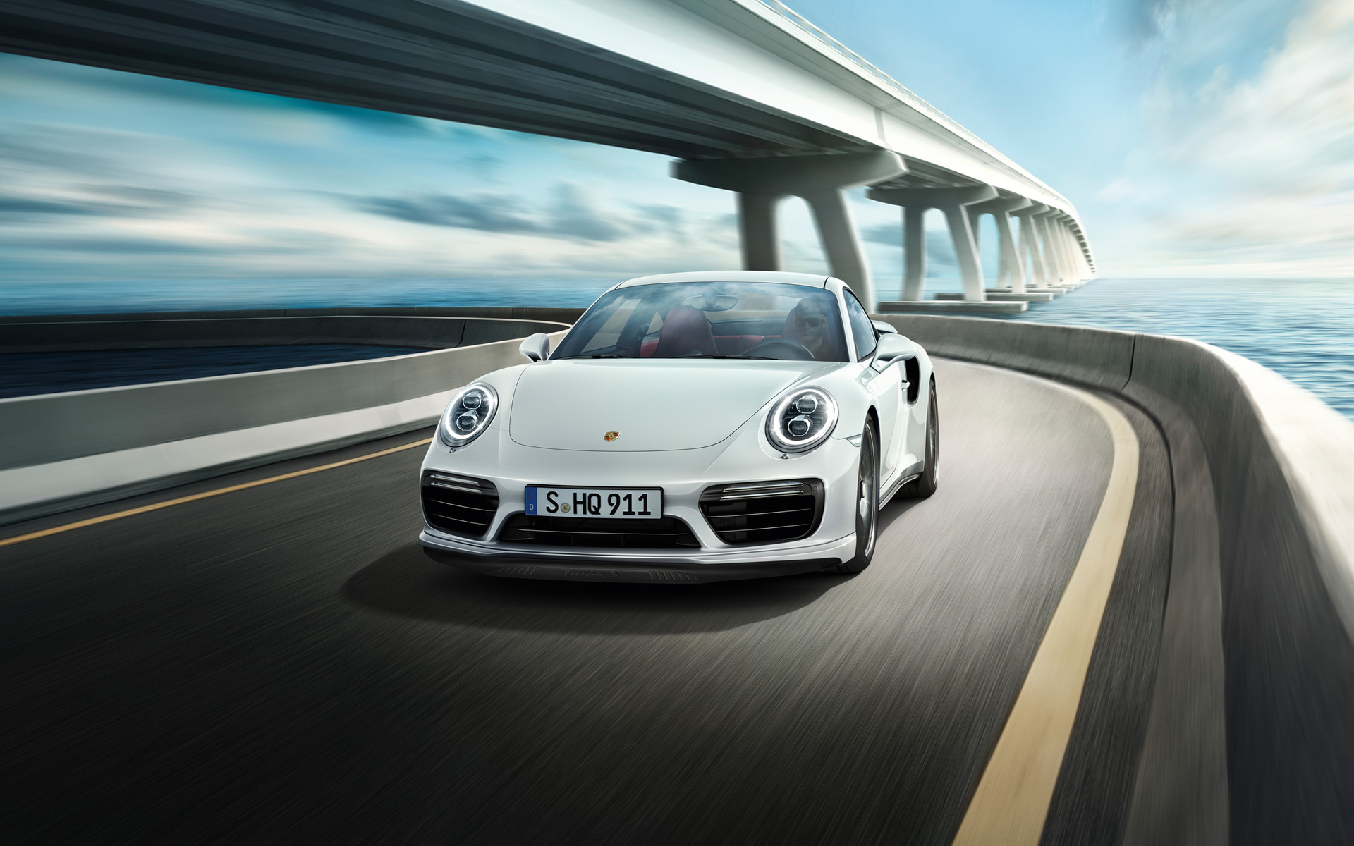 Téléchargez des papiers peints mobile Porsche, Voiture, Porsche 911, Véhicules, Voiture Blanche, Porsche 911 Turbo gratuitement.