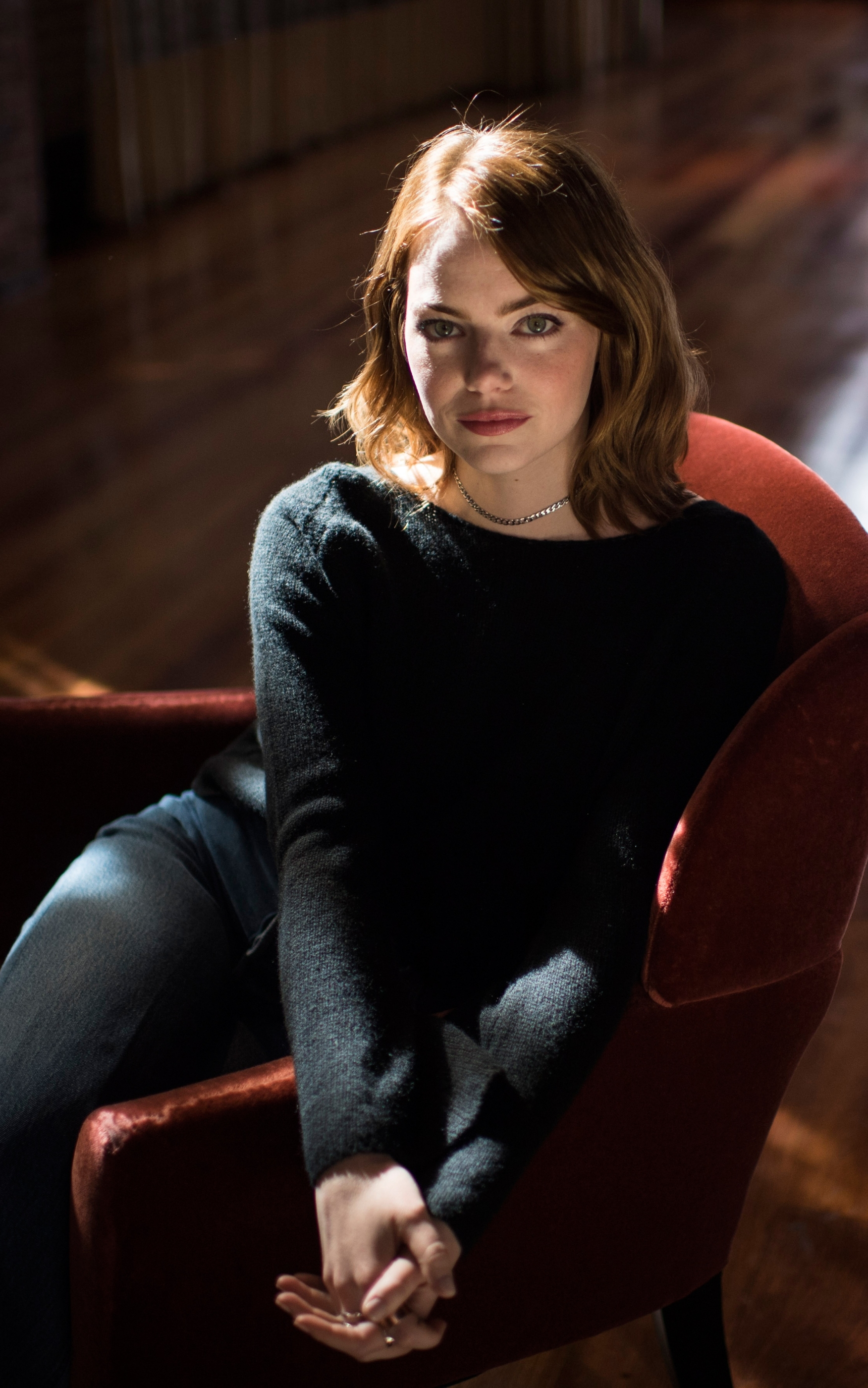 Download mobile wallpaper Emma Stone, Redhead, Green Eyes, American, Celebrity, Actress for free.