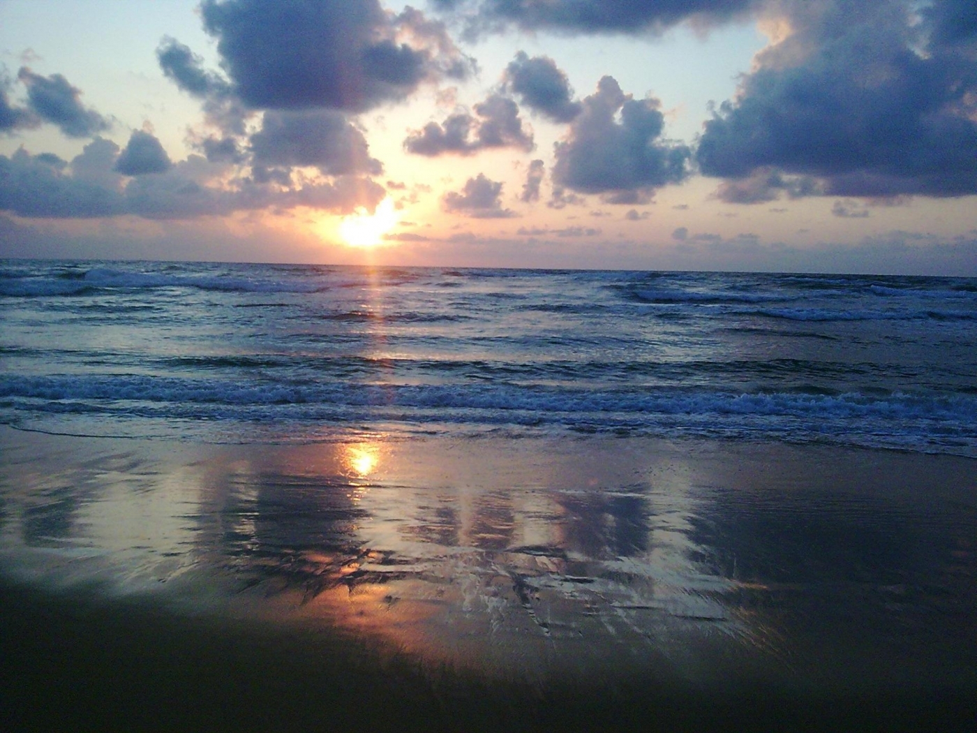 PCデスクトップに日没, 海, 風景画像を無料でダウンロード
