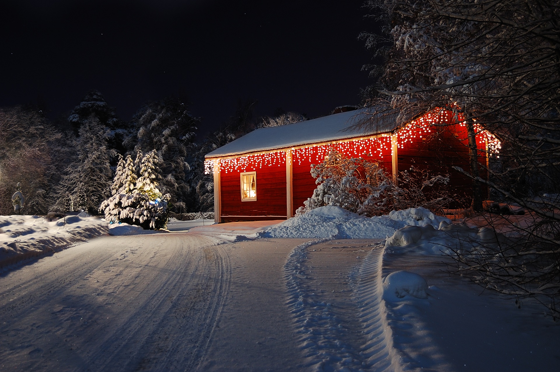 Descarga gratis la imagen Invierno, Cabaña, Hecho Por El Hombre en el escritorio de tu PC