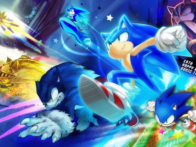 video game, sonic the hedgehog, super sonic, sonic the werehog, sonic