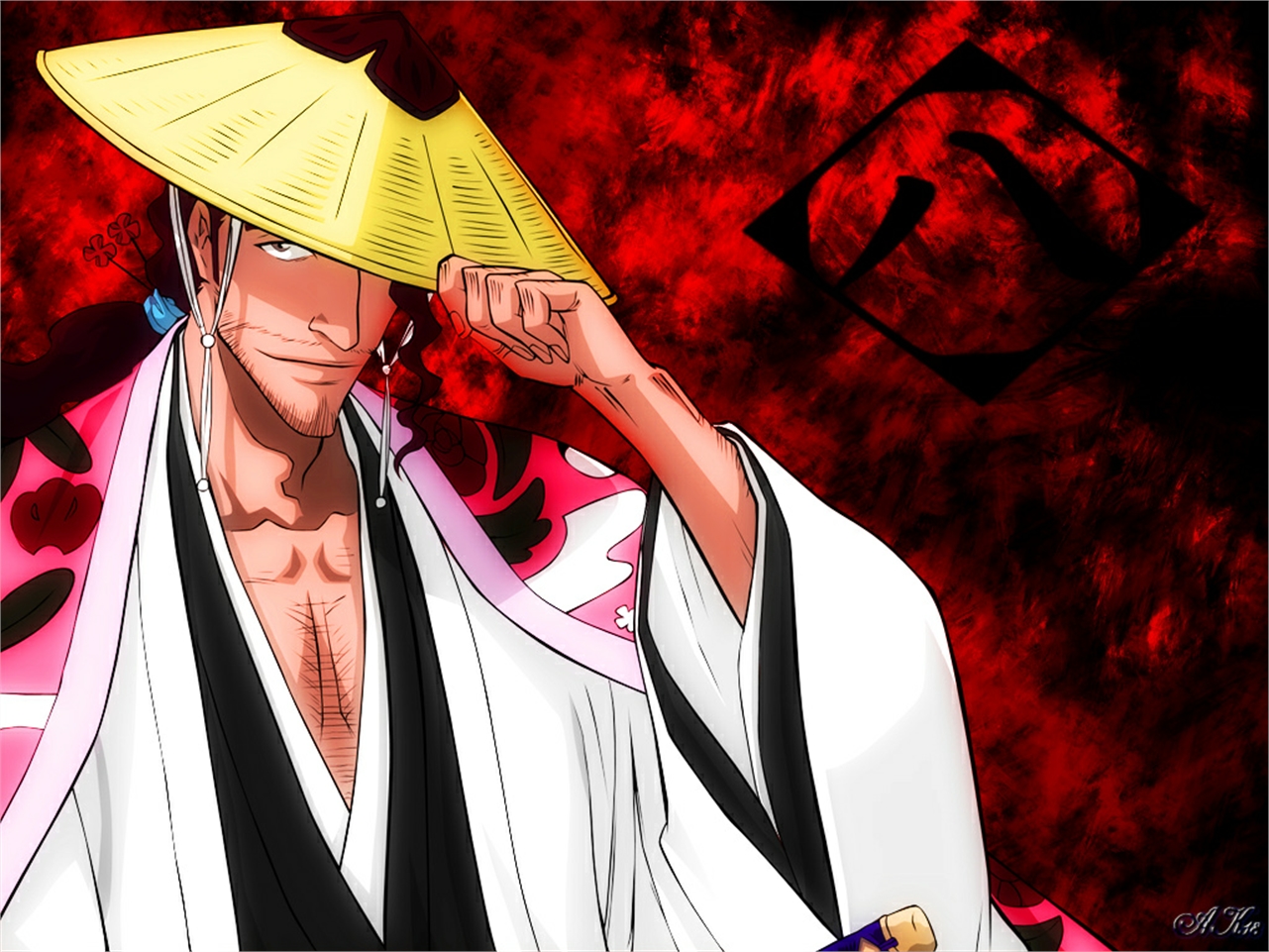 Free download wallpaper Anime, Bleach, Shunsui Kyōraku on your PC desktop