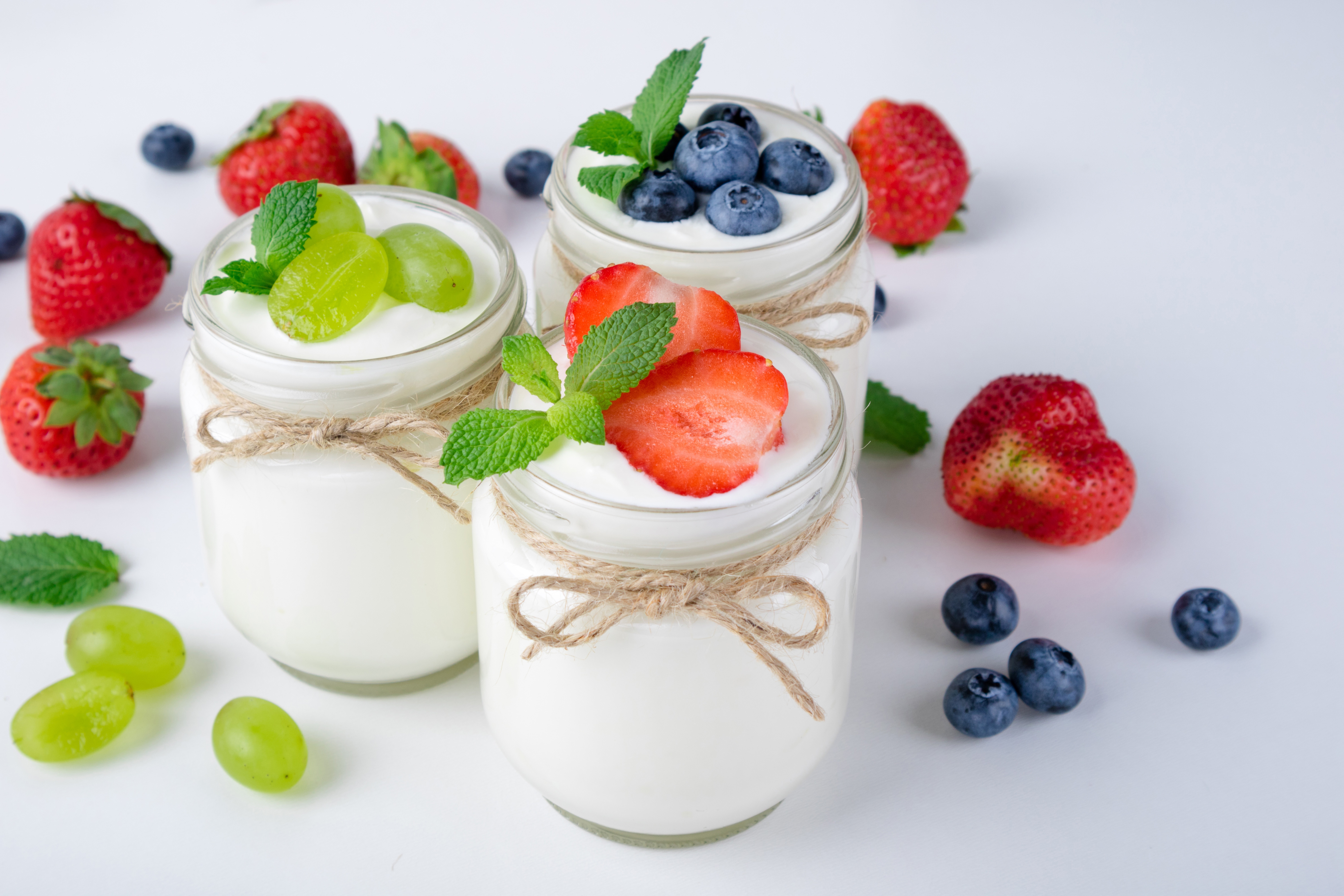 Download mobile wallpaper Food, Dessert, Still Life, Fruit, Yogurt for free.