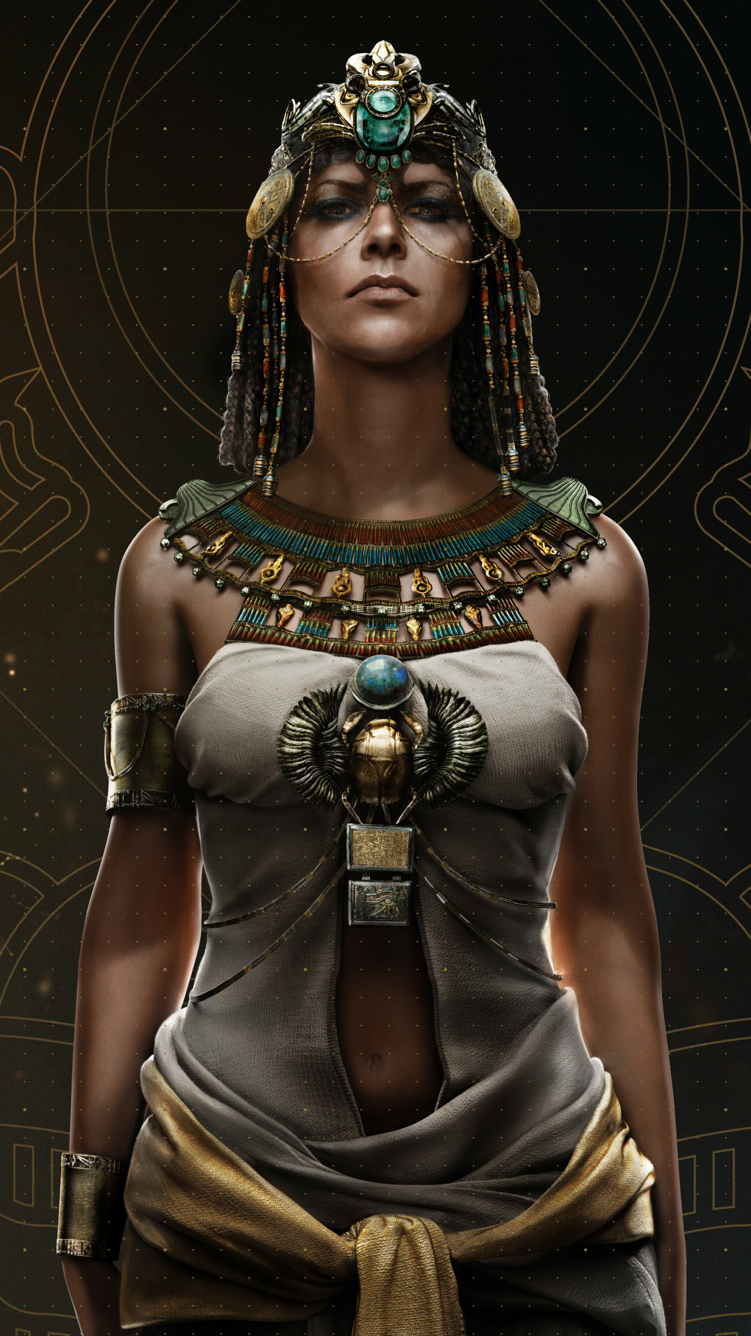 video game, assassin's creed origins, cleopatra, assassin's creed