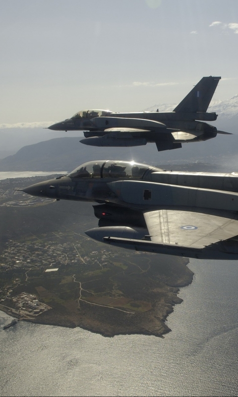 hellenic air force, military, general dynamics f 16 fighting falcon, greece, israel, jet fighters