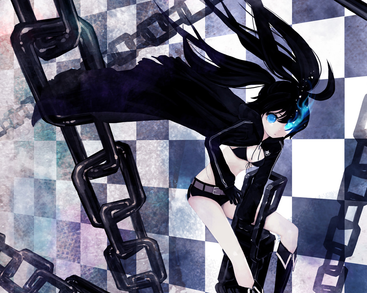 Download mobile wallpaper Anime, Black Rock Shooter for free.