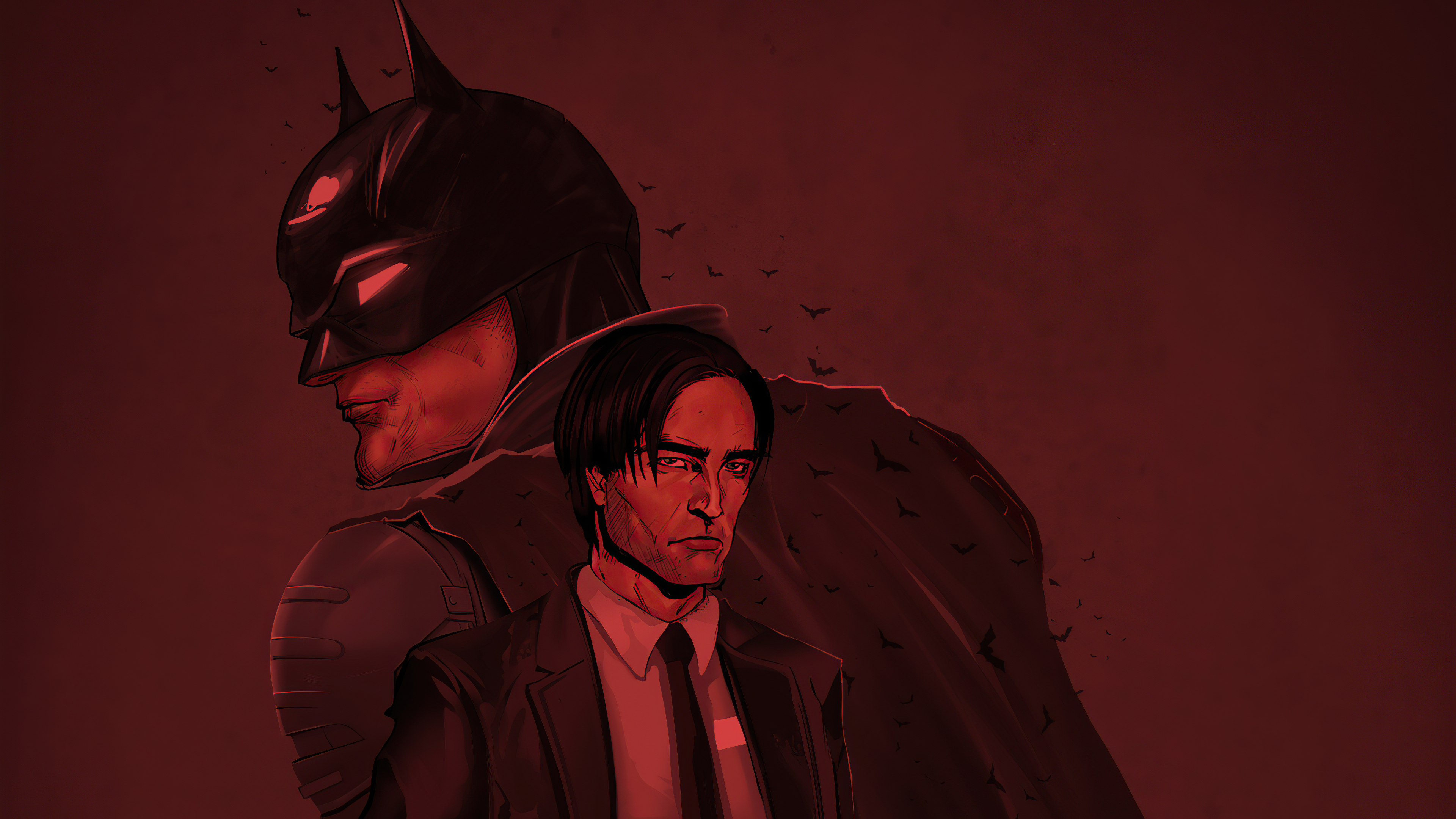 Download mobile wallpaper Batman, Robert Pattinson, Movie, Bruce Wayne, The Batman for free.