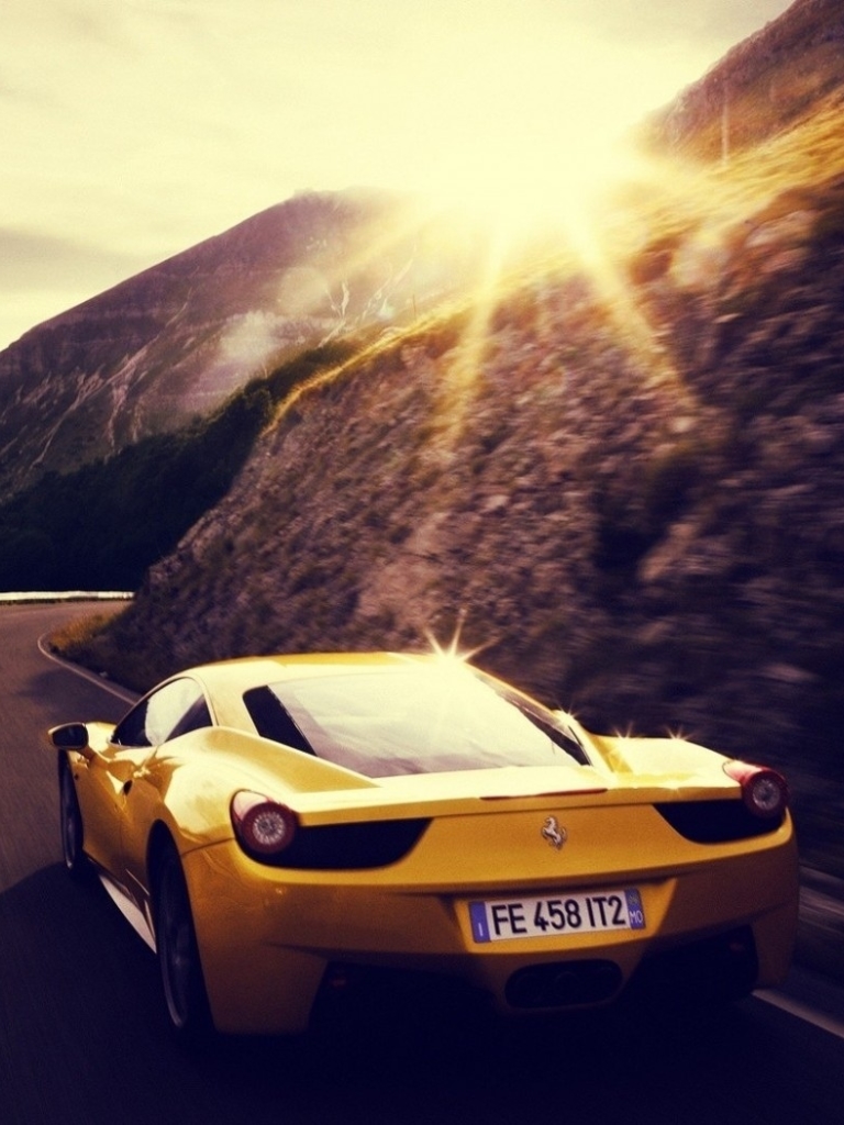 Handy-Wallpaper Ferrari, Ferrari 458 Italien, Fahrzeuge kostenlos herunterladen.